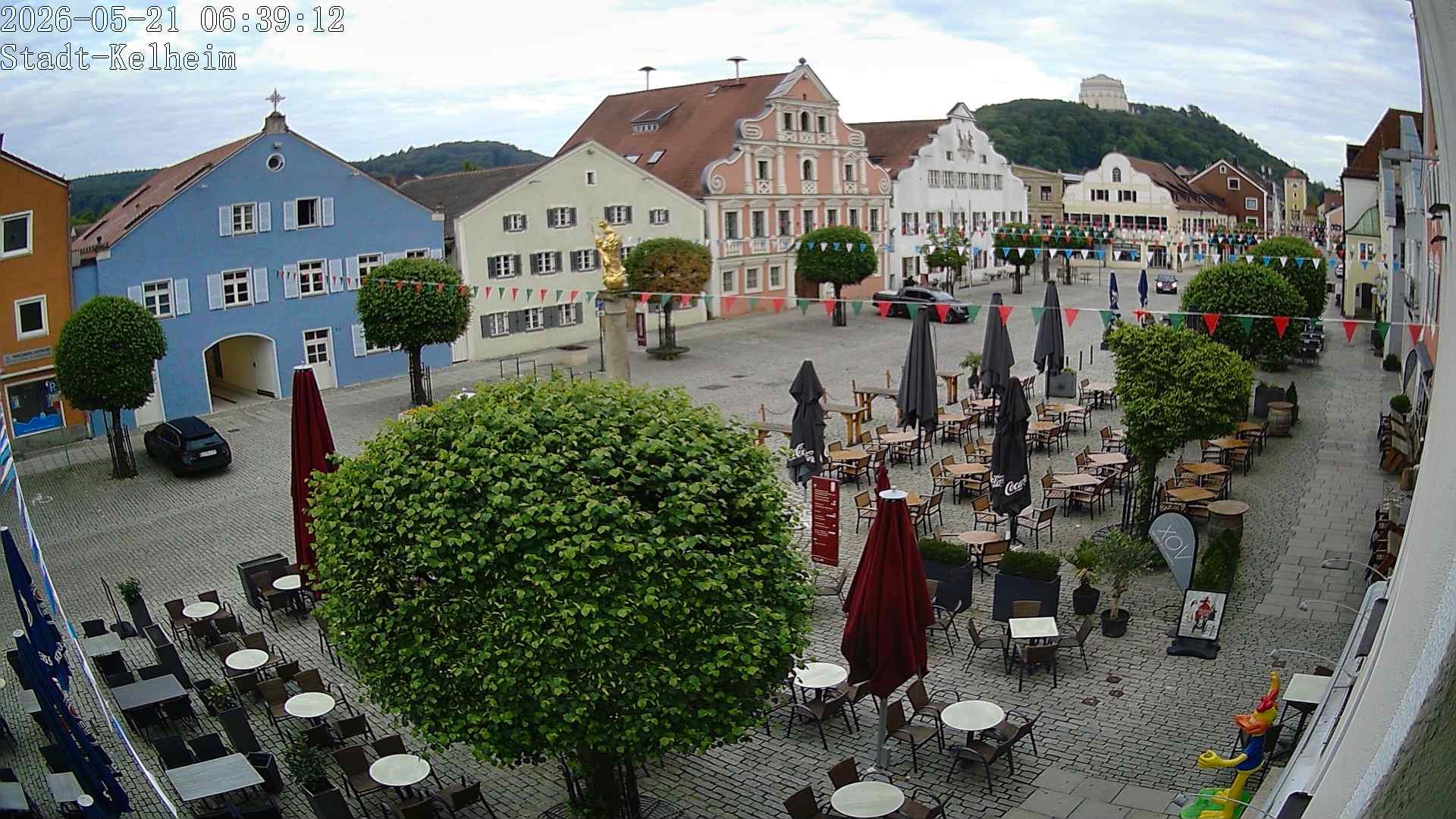 Archived image Webcam Kelheim – Town Square