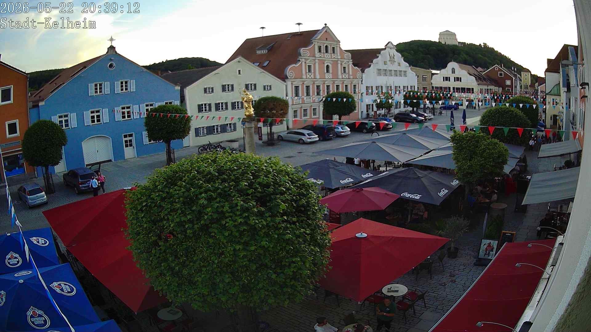 Archiv Foto Webcam Stadtplatz Kelheim