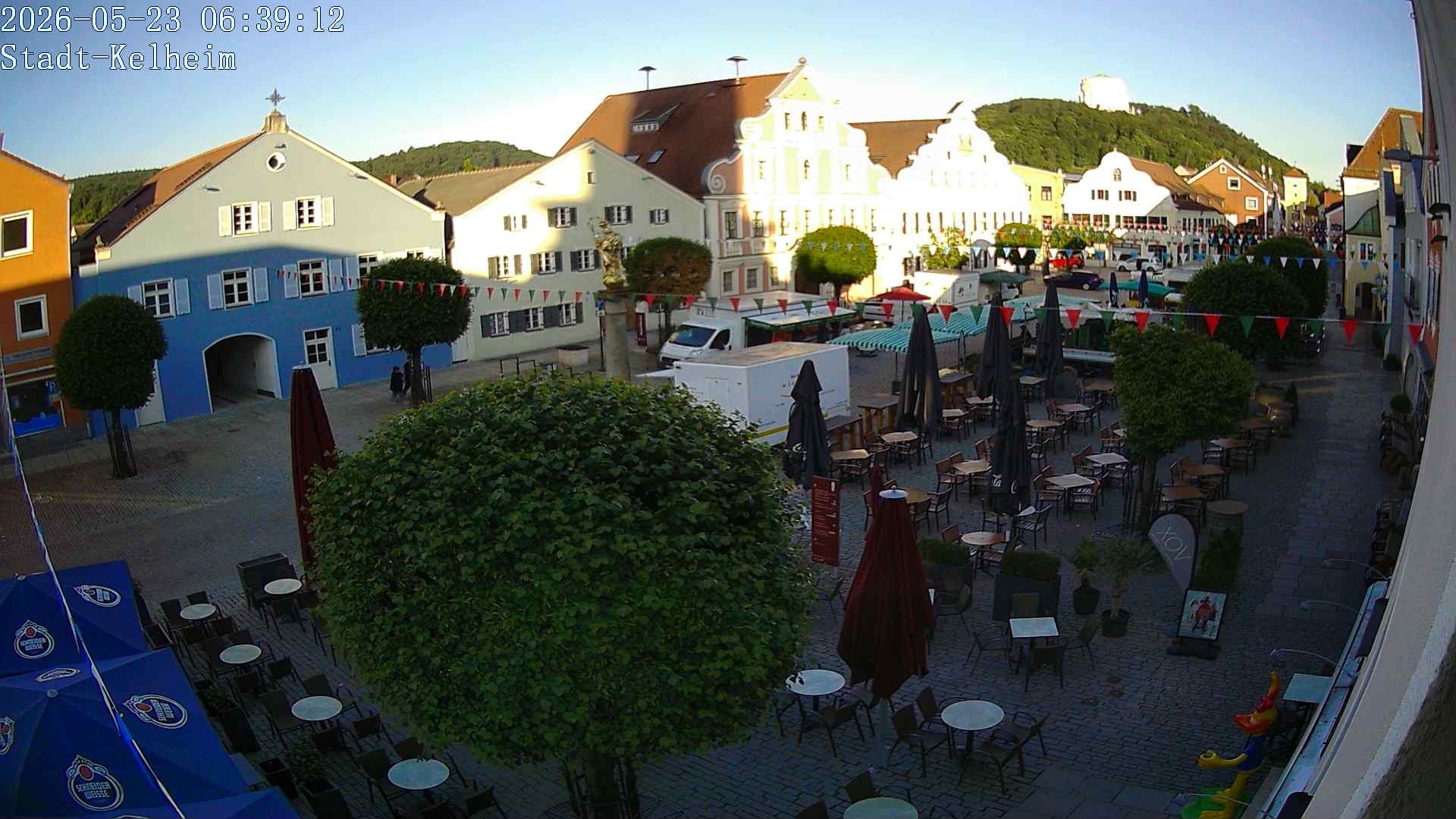 Archived image Webcam Kelheim – Town Square