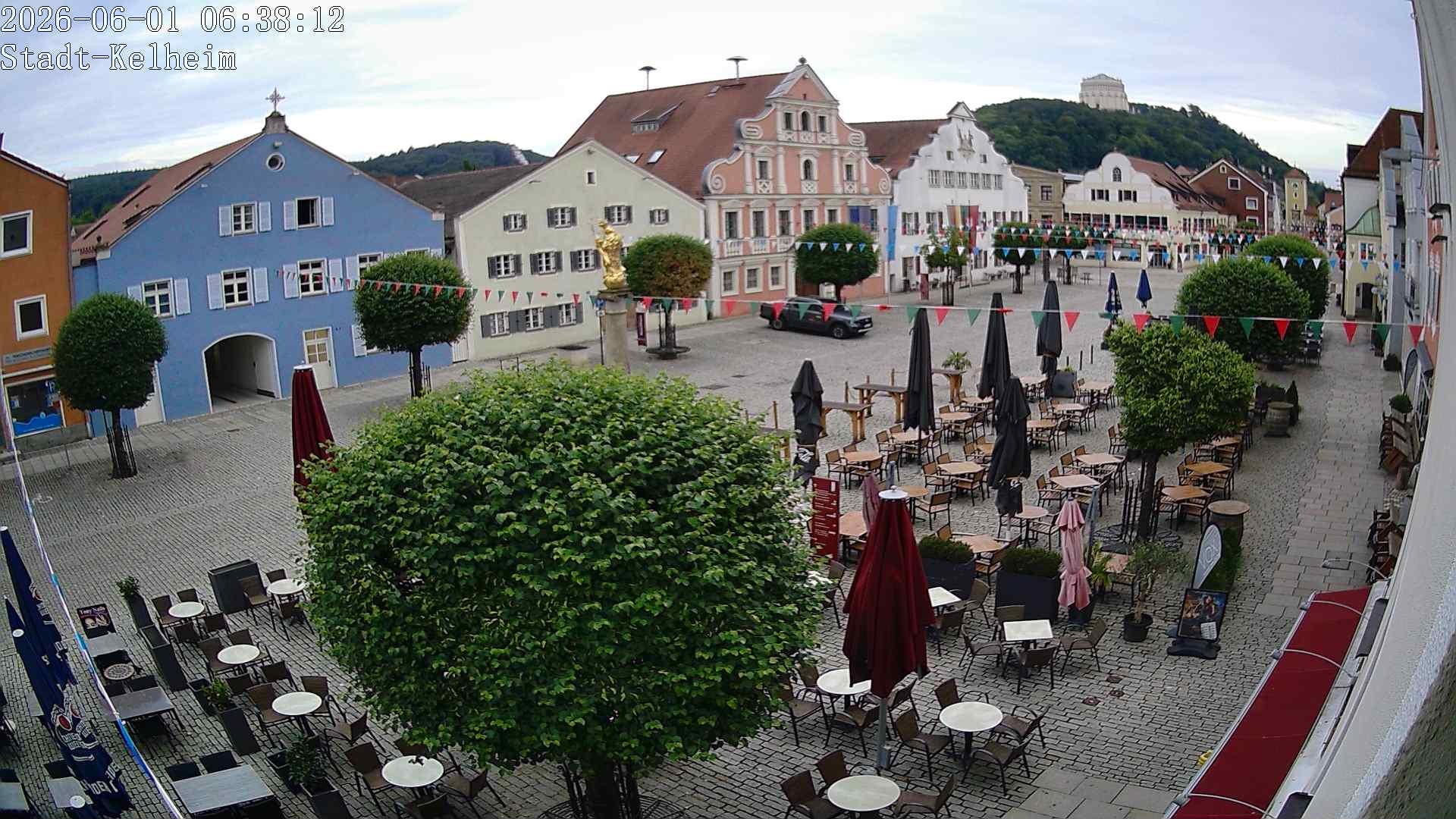 Archiv Foto Webcam Stadtplatz Kelheim