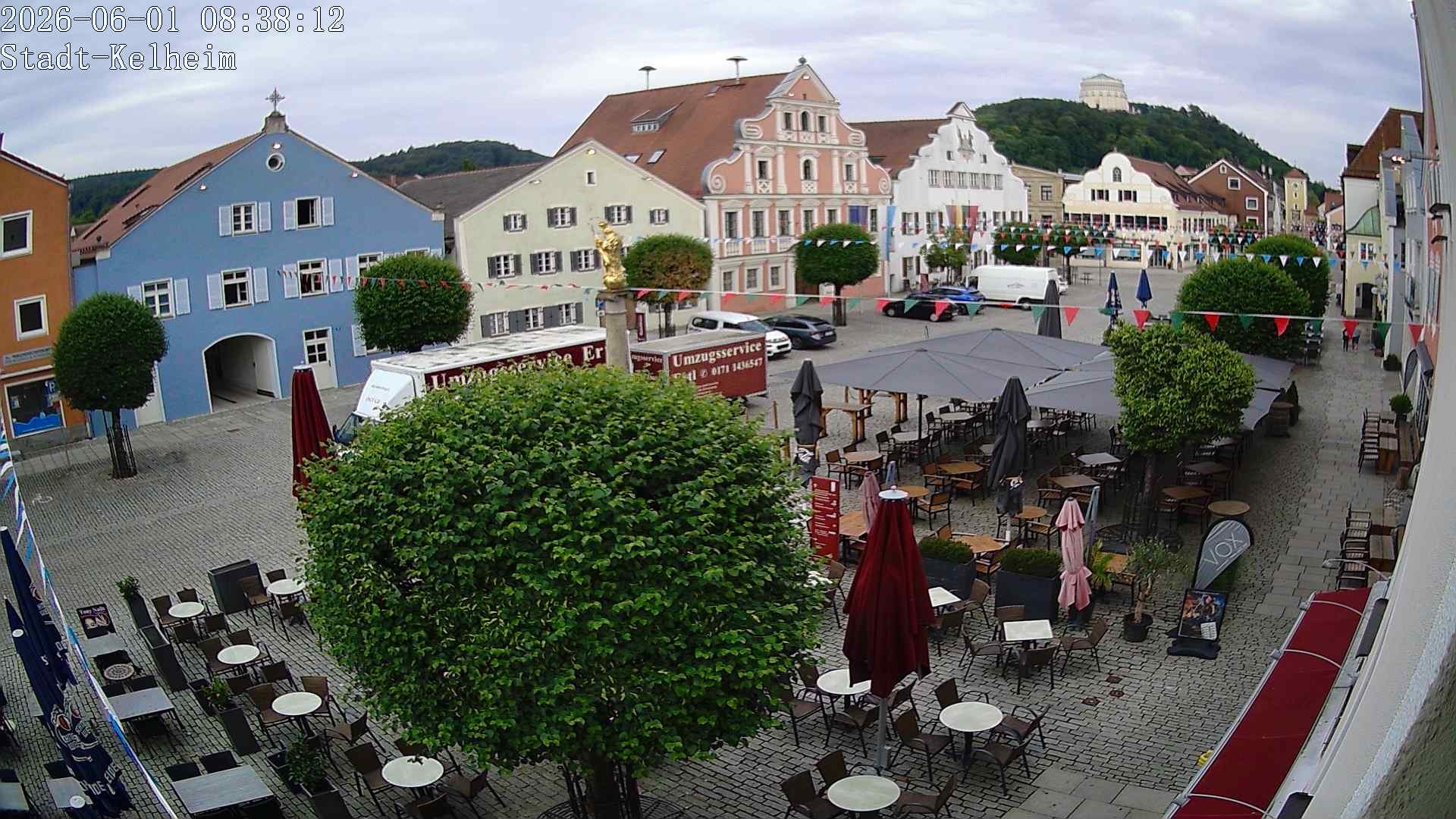 Archiv Foto Webcam Stadtplatz Kelheim