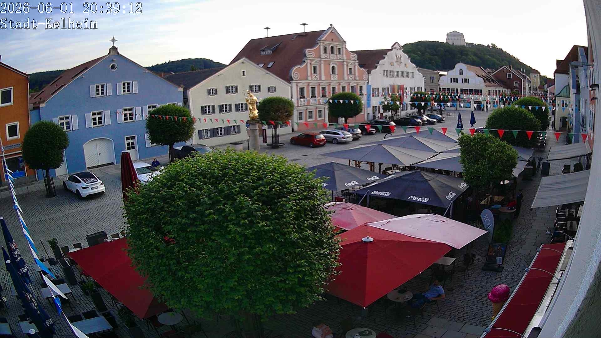 Archiv Foto Webcam Stadtplatz Kelheim