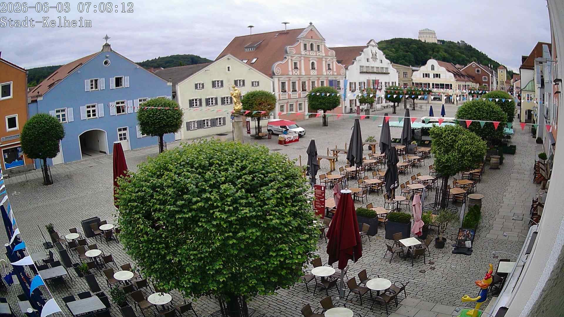 Archiv Foto Webcam Stadtplatz Kelheim