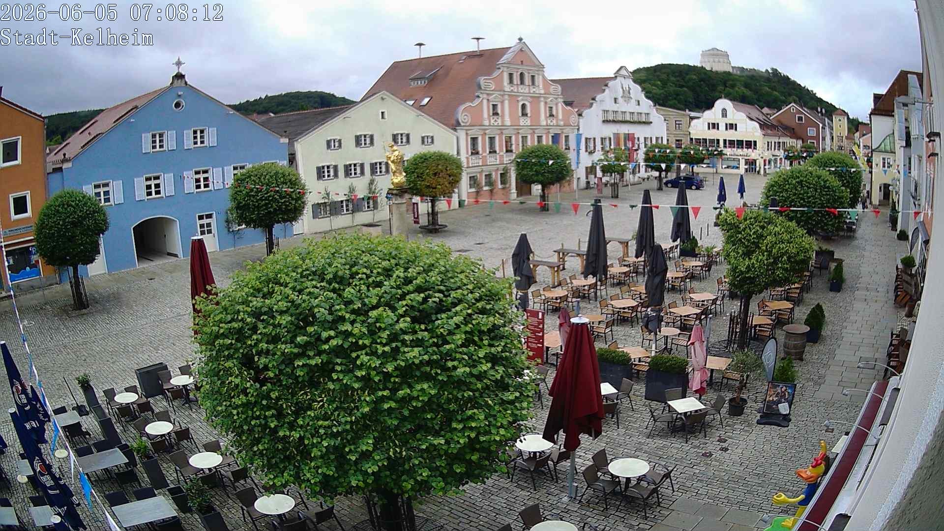 Archiv Foto Webcam Stadtplatz Kelheim