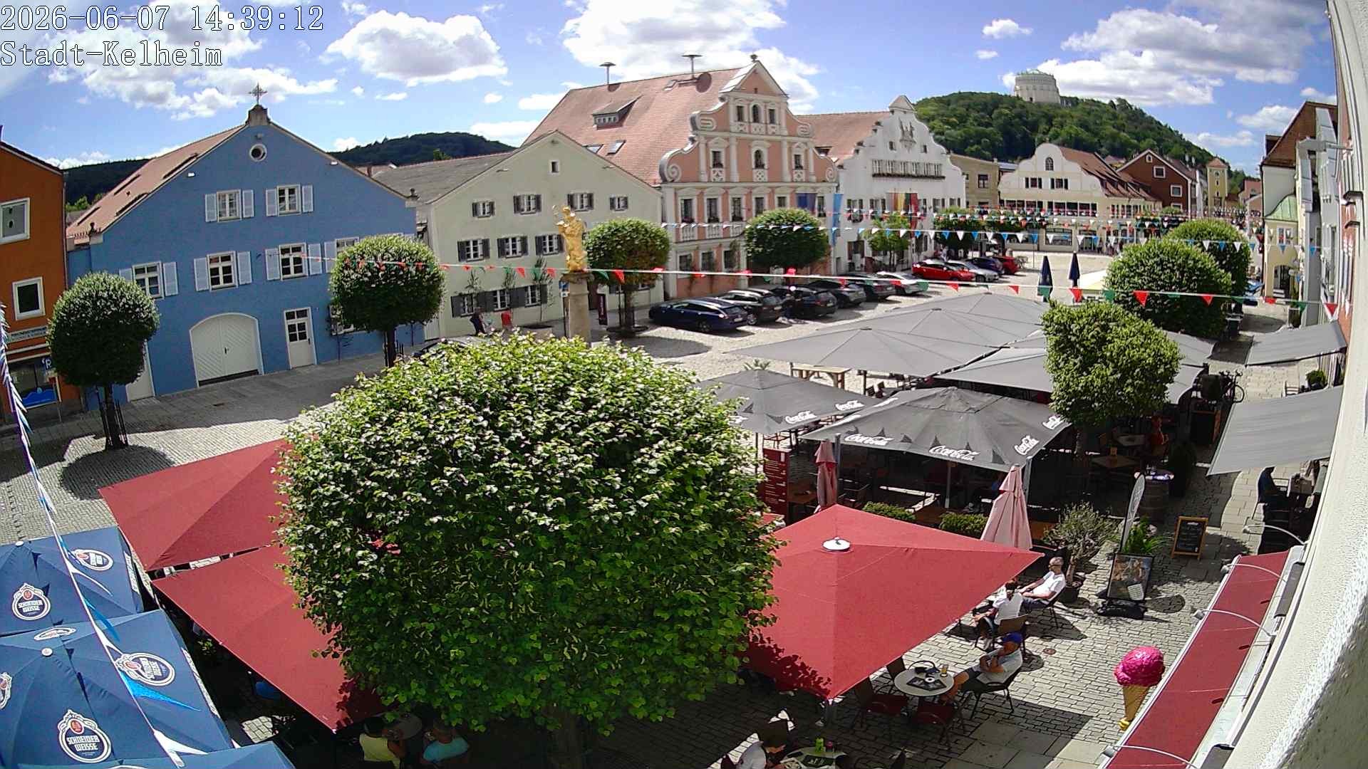 Archiv Foto Webcam Stadtplatz Kelheim