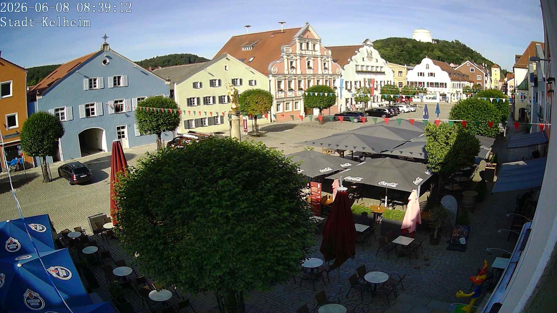 Archiv Foto Webcam Stadtplatz Kelheim