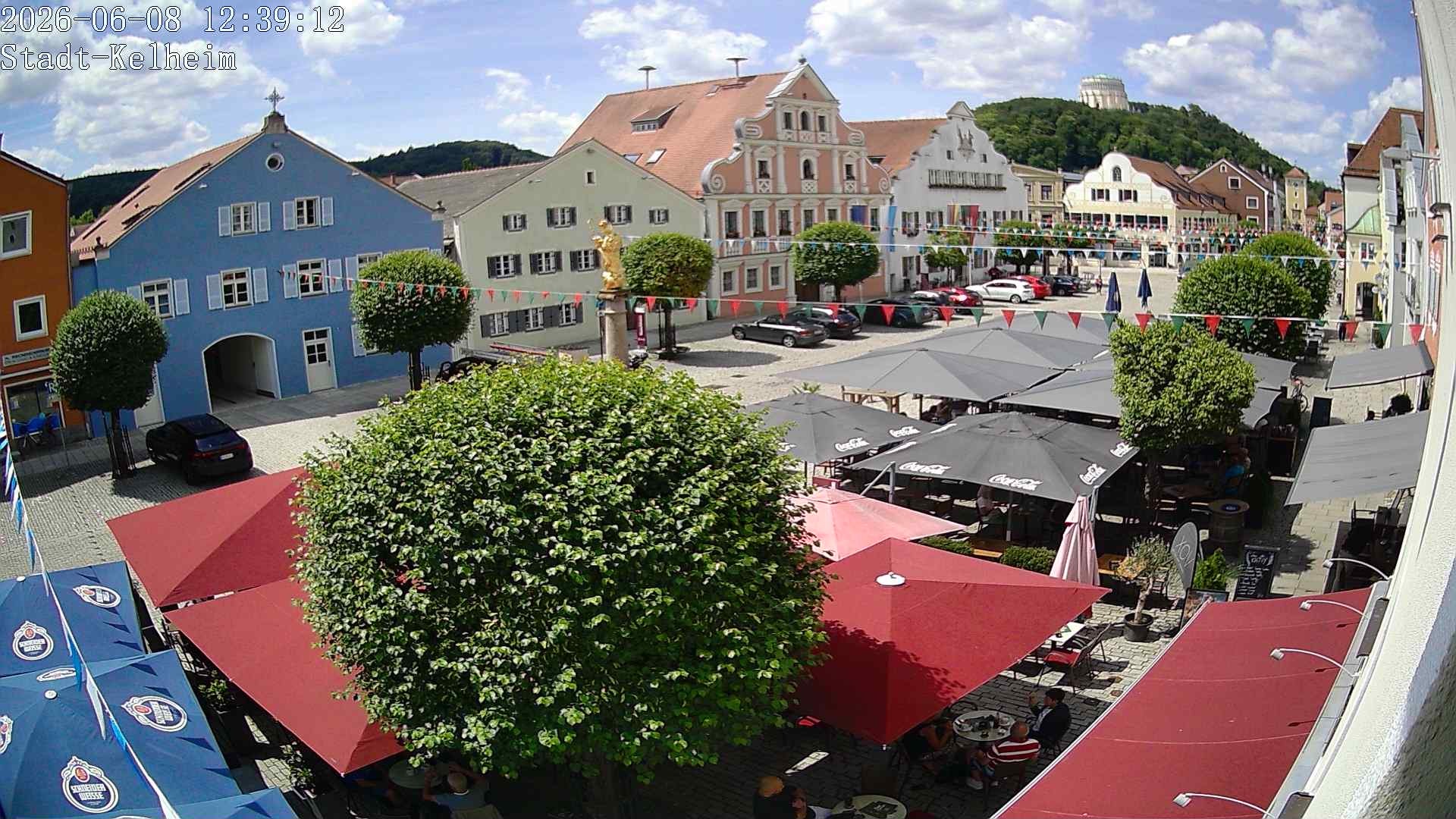 Archiv Foto Webcam Stadtplatz Kelheim