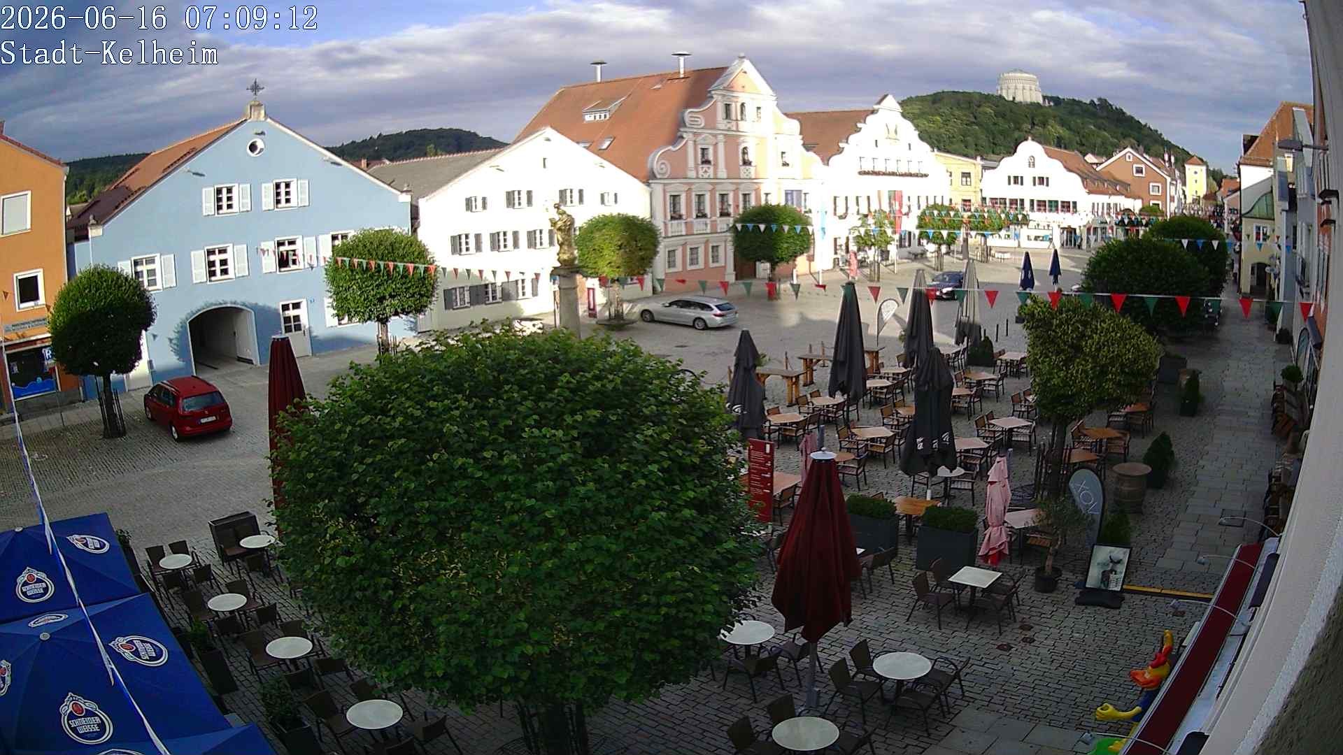 Archiv Foto Webcam Stadtplatz Kelheim
