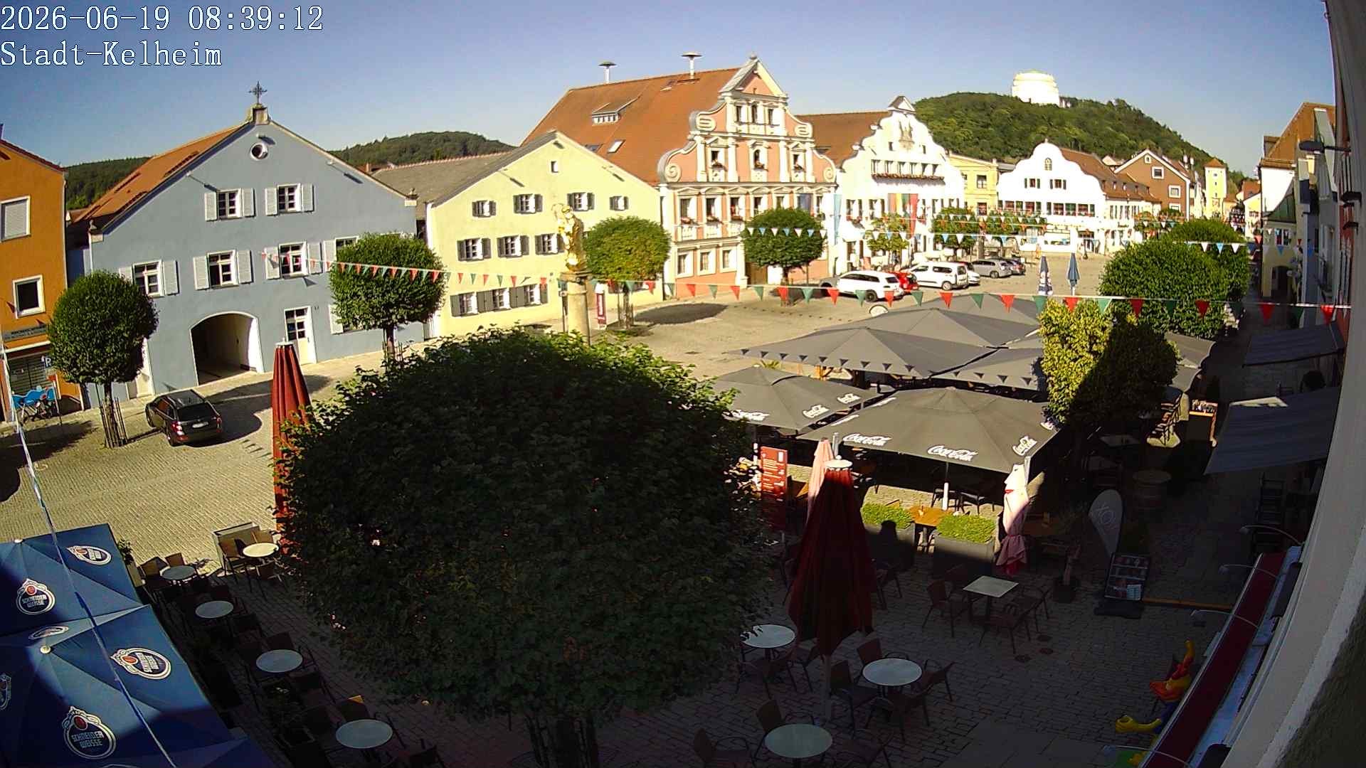 Archiv Foto Webcam Stadtplatz Kelheim