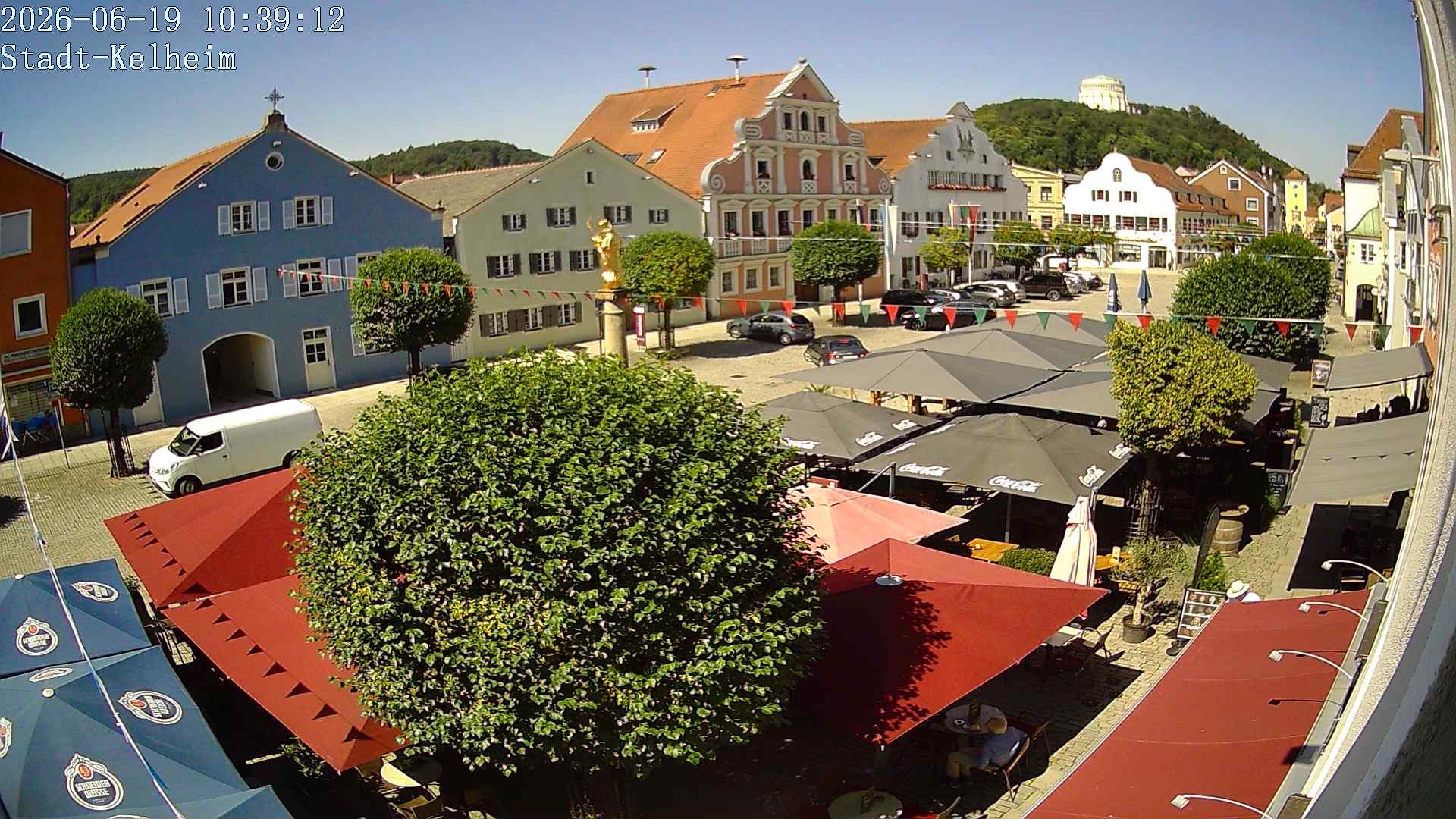 Archiv Foto Webcam Stadtplatz Kelheim