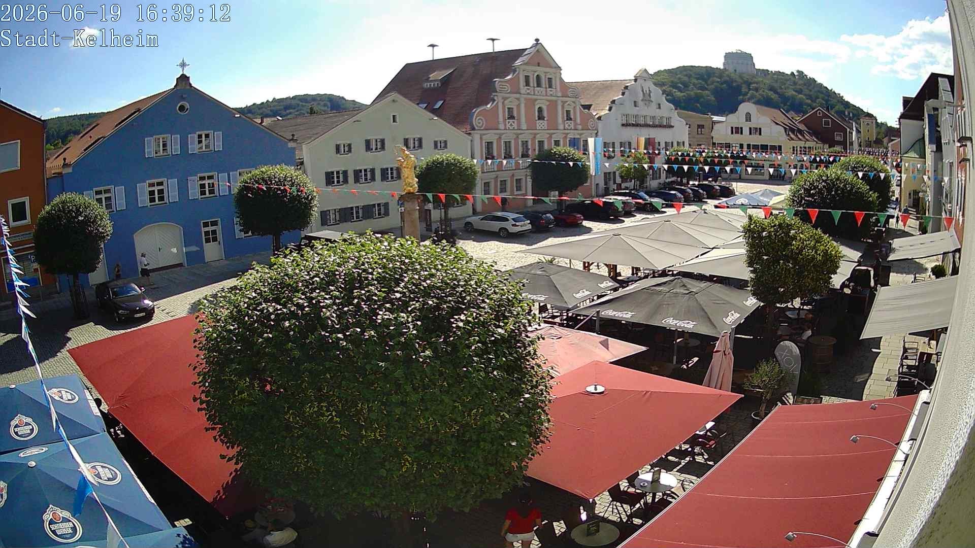 Archiv Foto Webcam Stadtplatz Kelheim