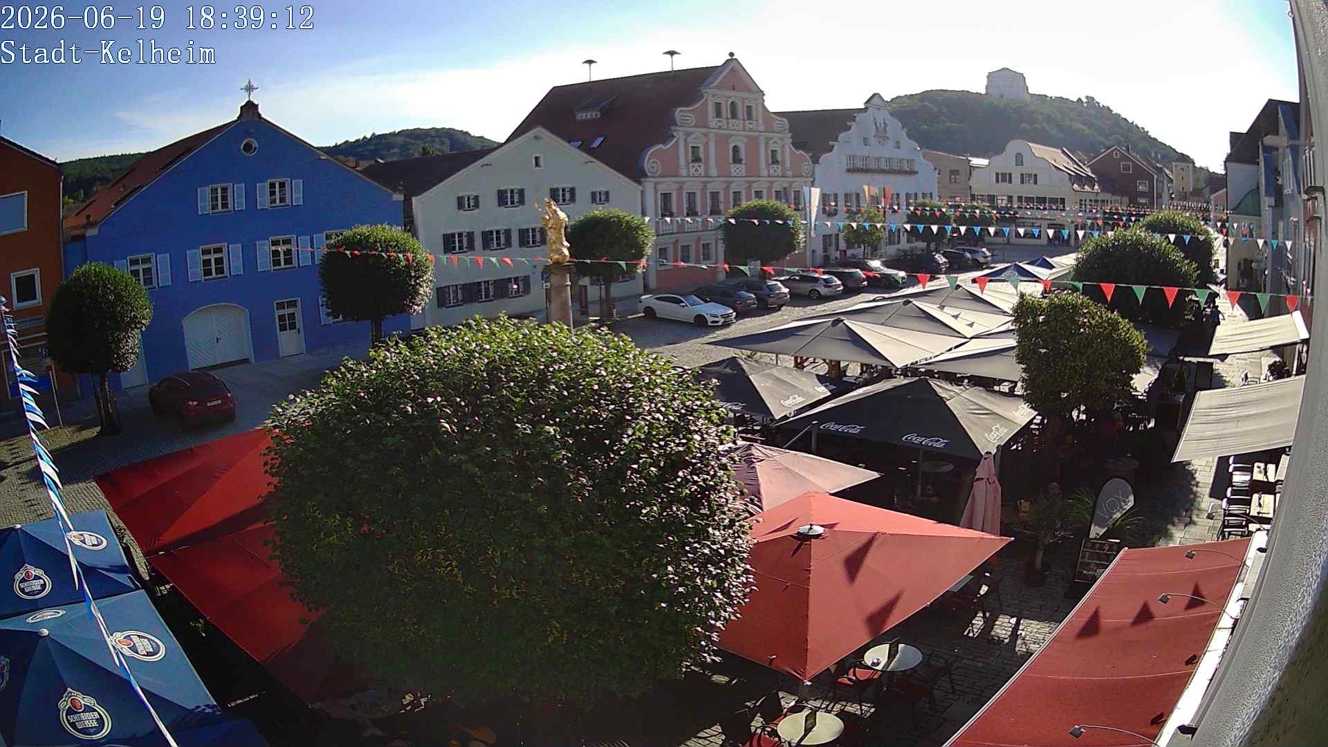 Archiv Foto Webcam Stadtplatz Kelheim