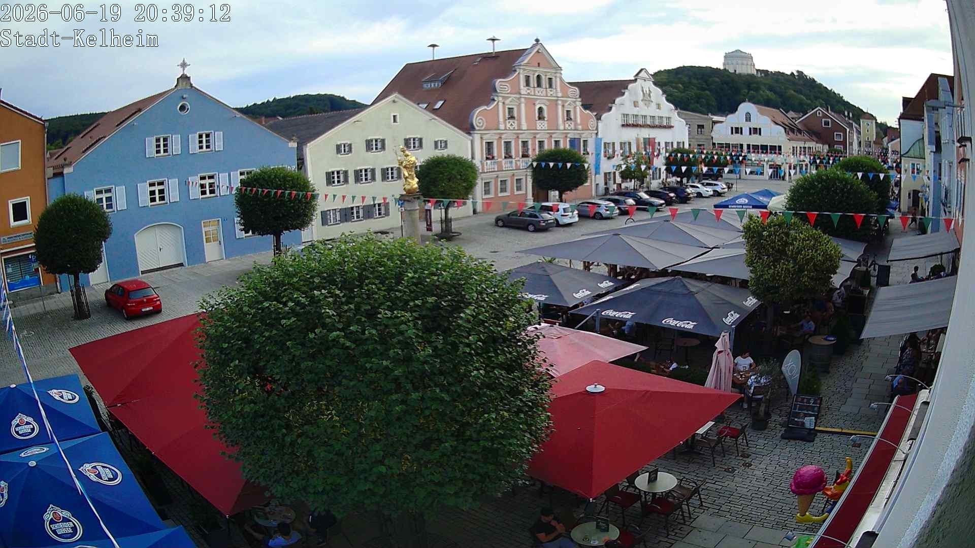 Archiv Foto Webcam Stadtplatz Kelheim