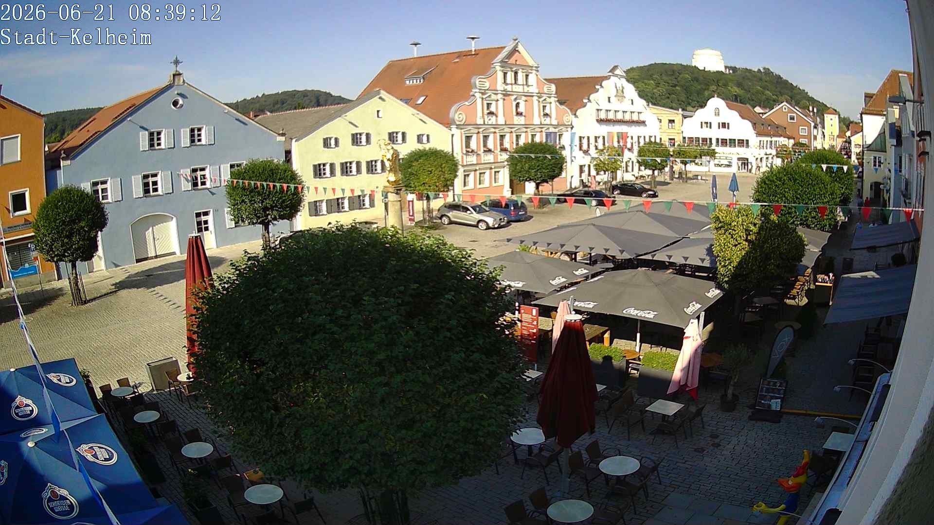 Archiv Foto Webcam Stadtplatz Kelheim