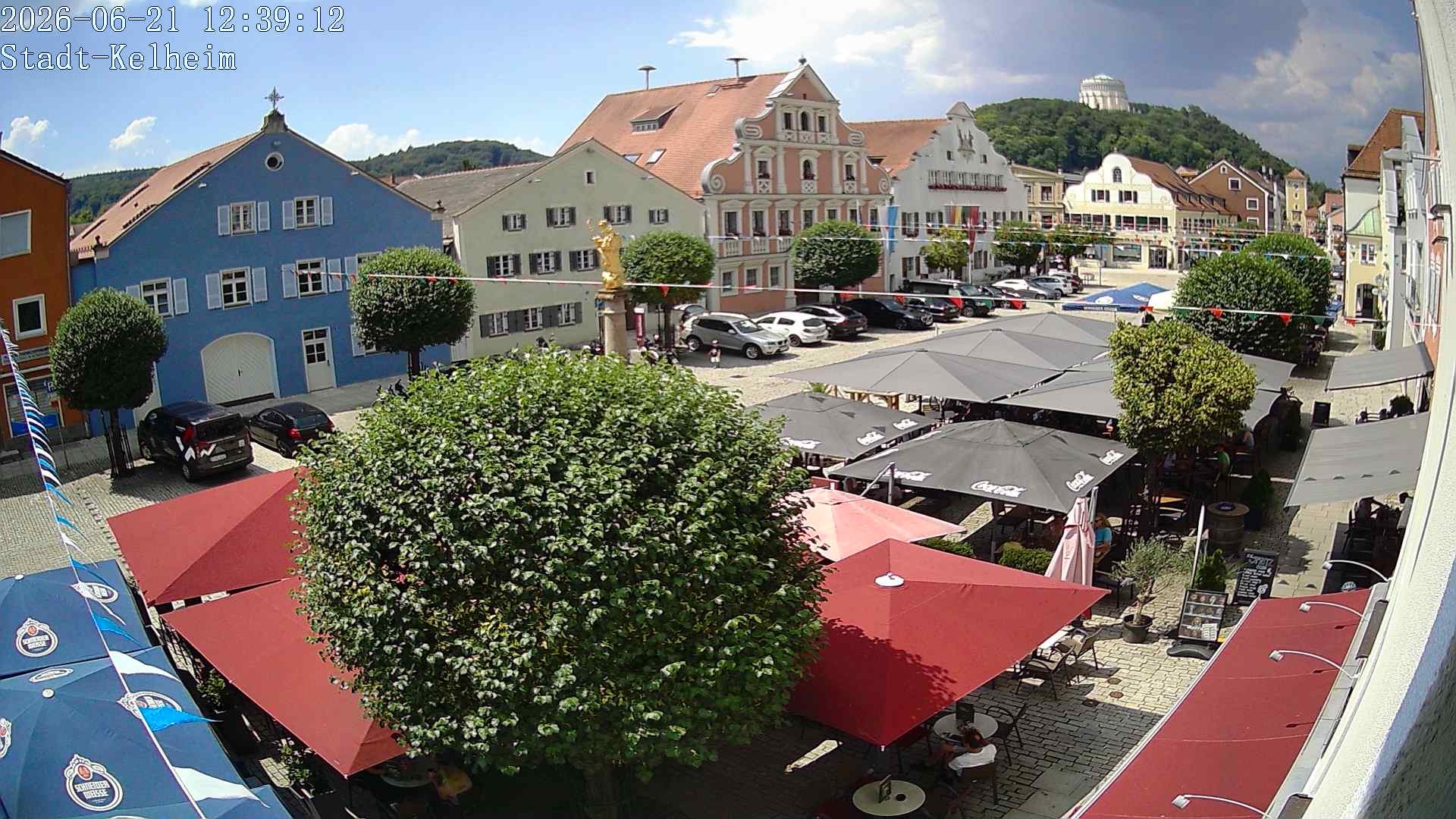 Archiv Foto Webcam Stadtplatz Kelheim