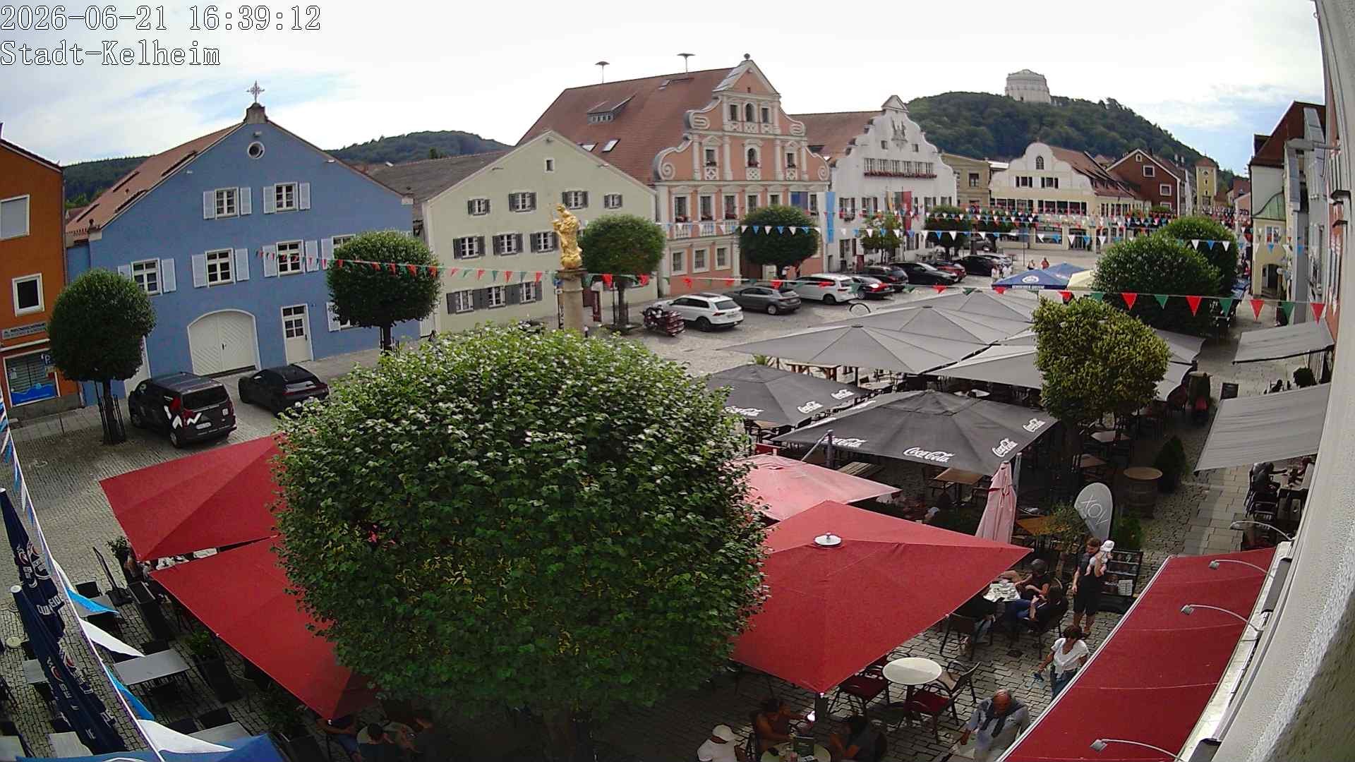 Archiv Foto Webcam Stadtplatz Kelheim