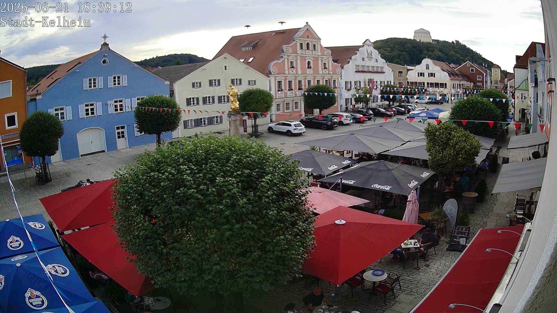 Archiv Foto Webcam Stadtplatz Kelheim