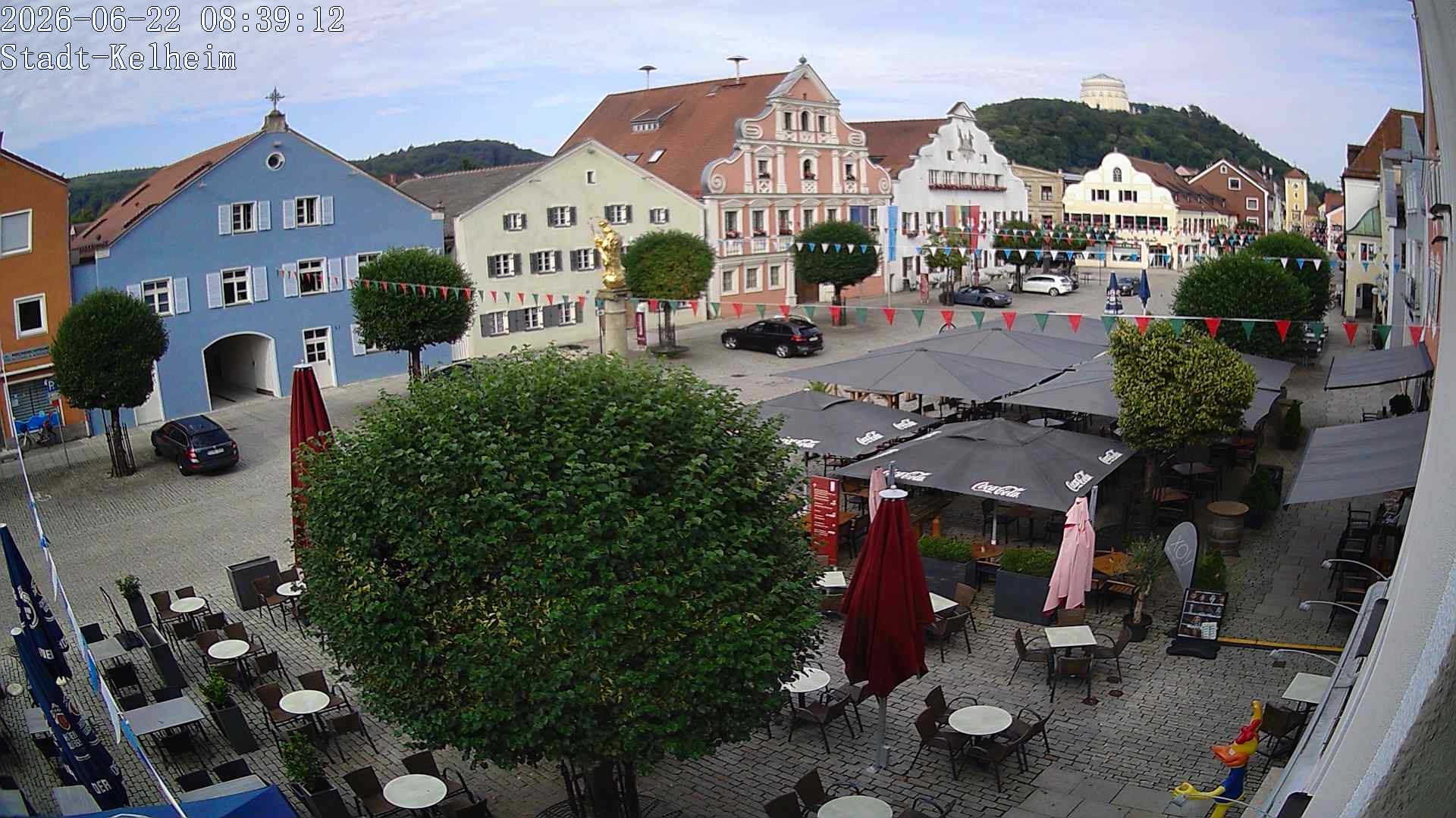 Archiv Foto Webcam Stadtplatz Kelheim