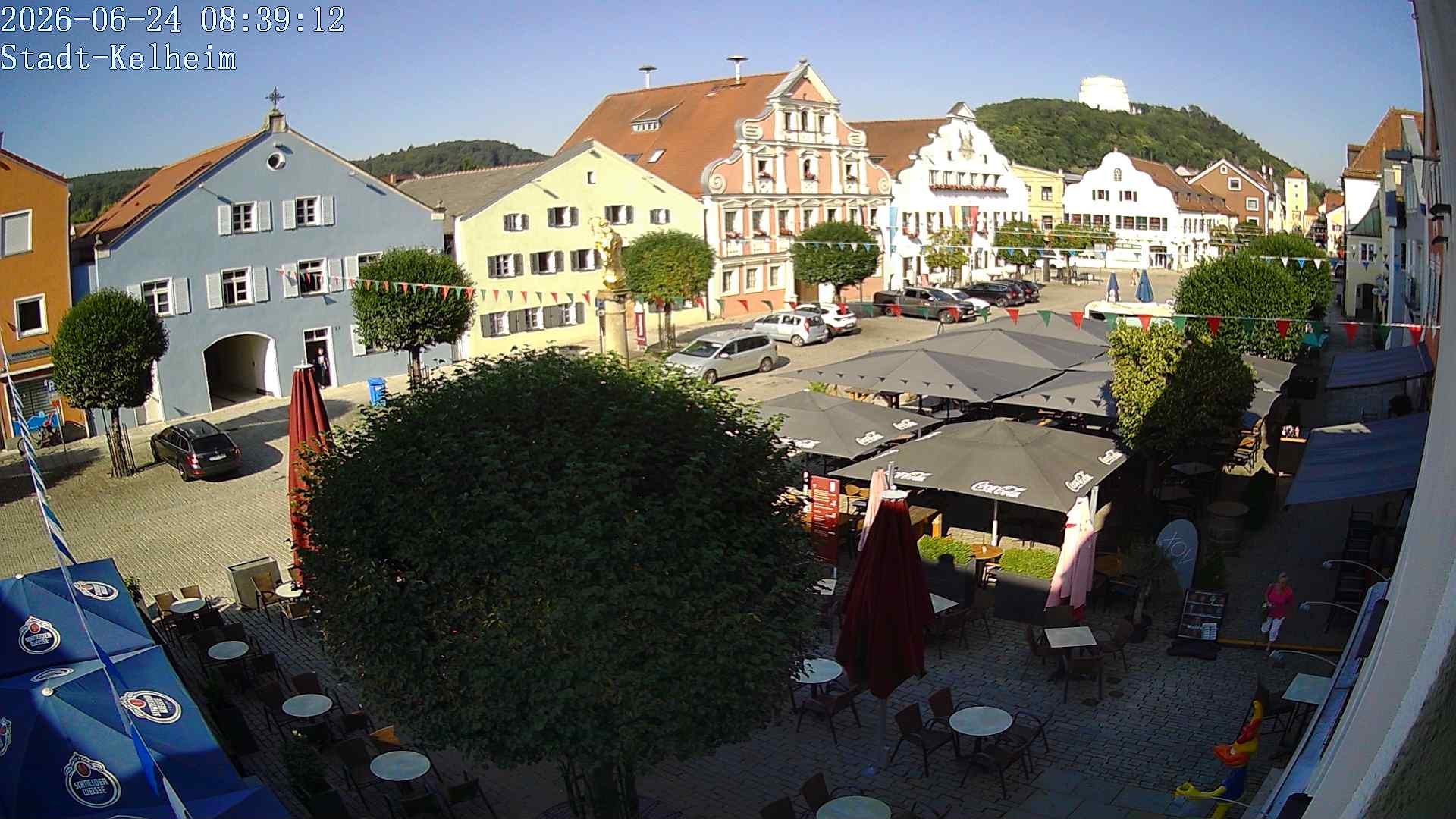 Archiv Foto Webcam Stadtplatz Kelheim