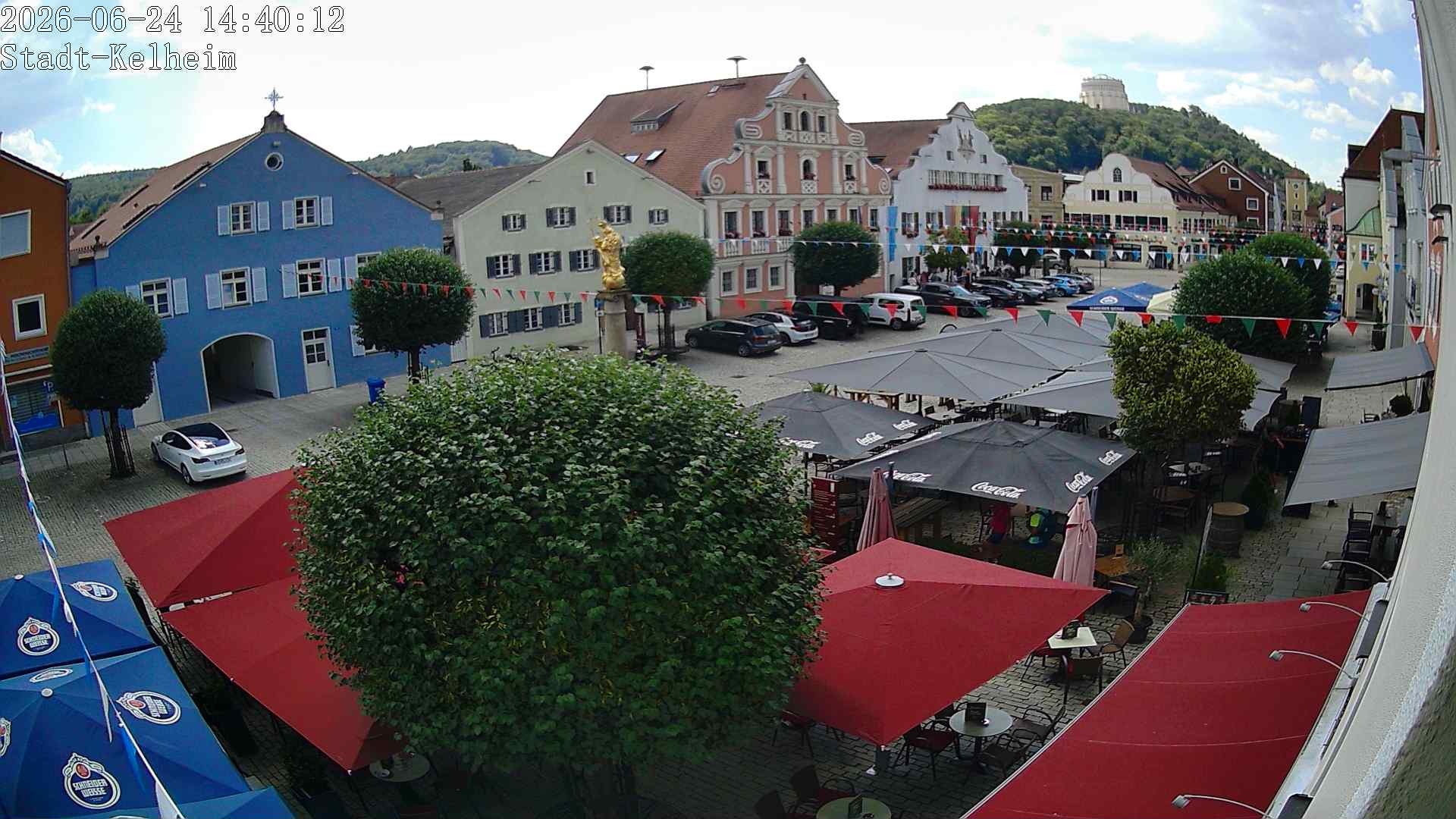 Archiv Foto Webcam Stadtplatz Kelheim