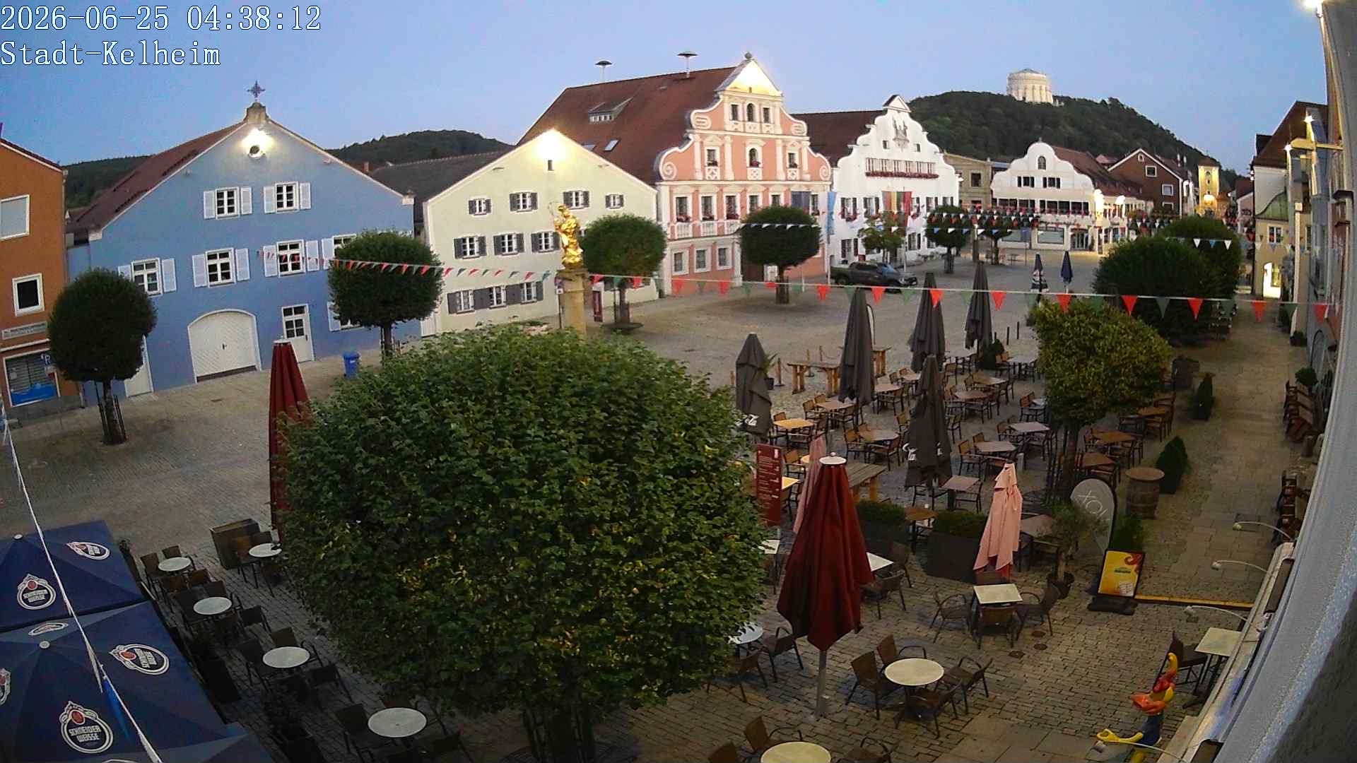 Archived image Webcam Kelheim – Town Square