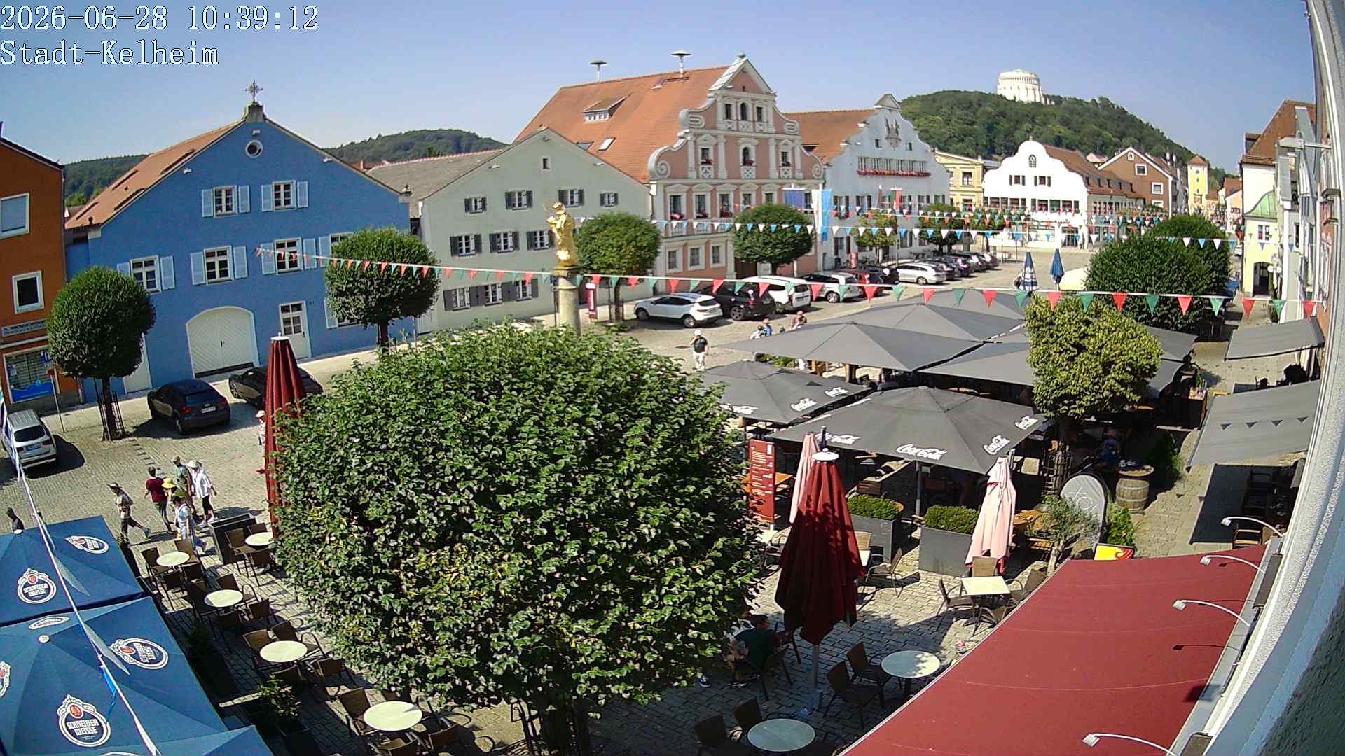 Archiv Foto Webcam Stadtplatz Kelheim