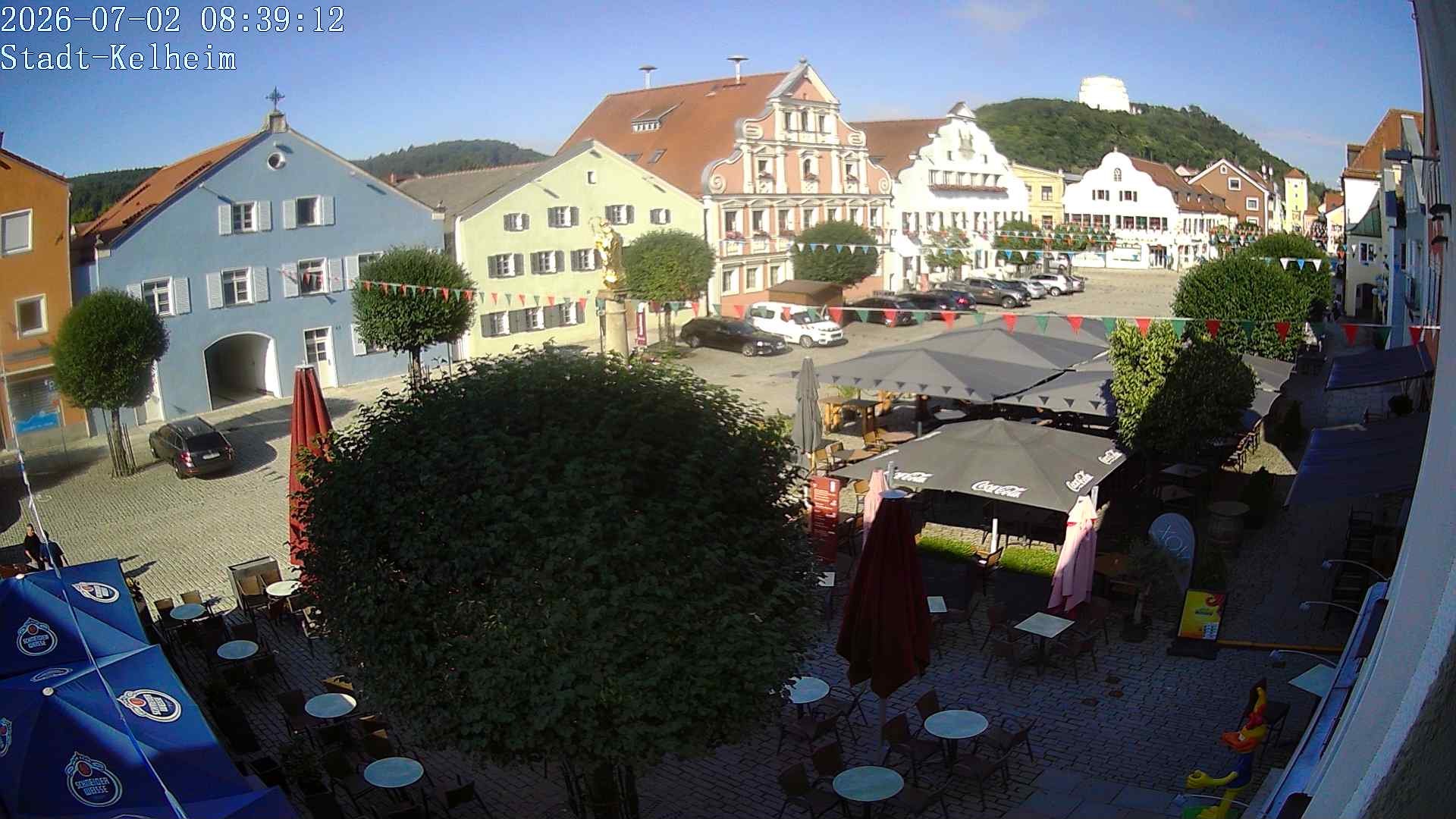 Archiv Foto Webcam Stadtplatz Kelheim