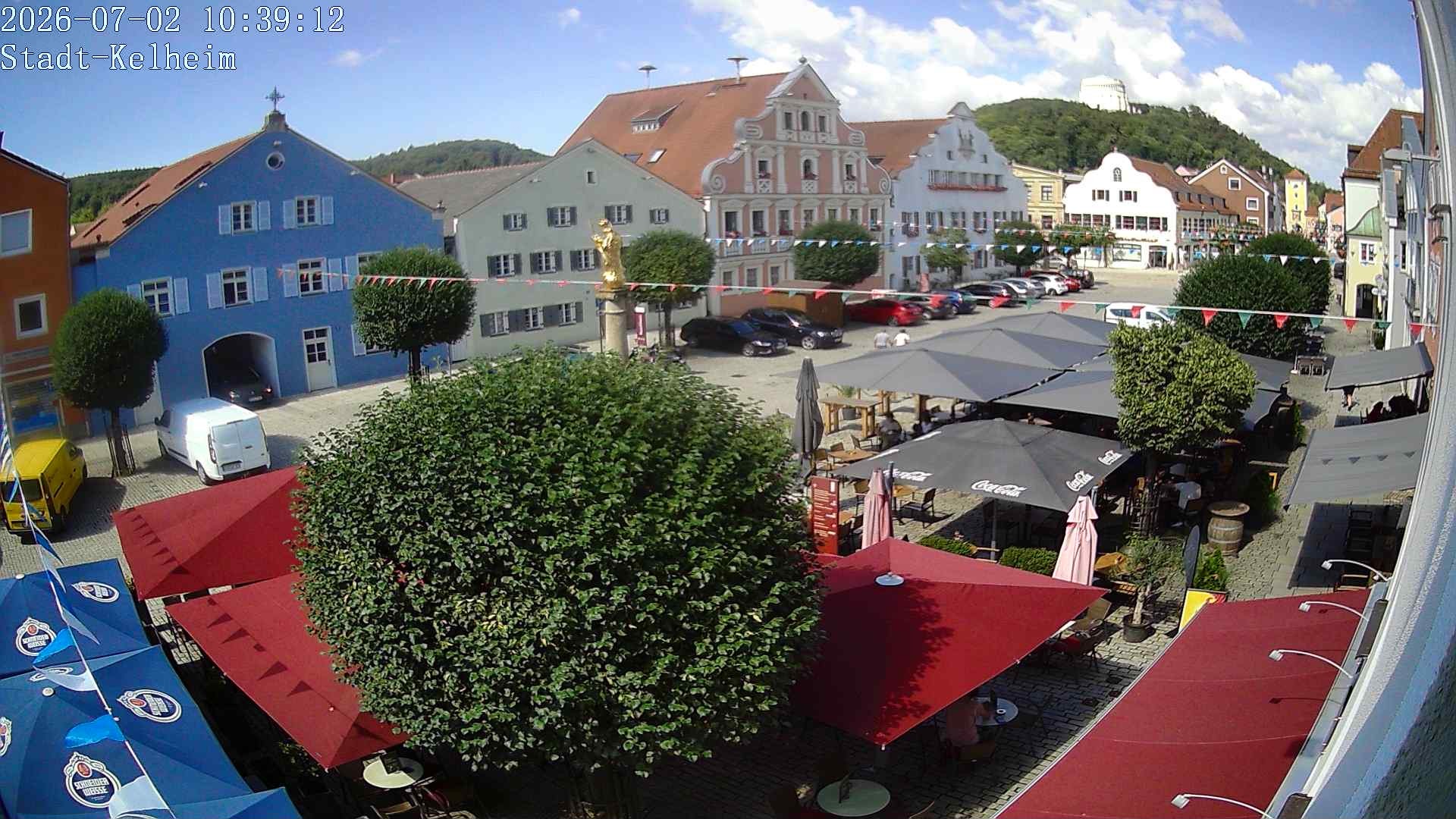 Archiv Foto Webcam Stadtplatz Kelheim