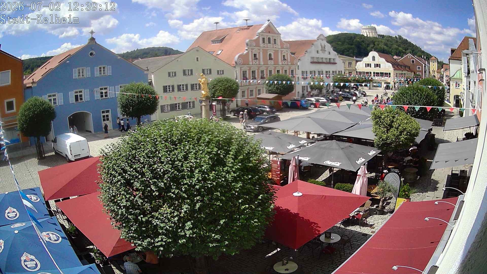 Archiv Foto Webcam Stadtplatz Kelheim
