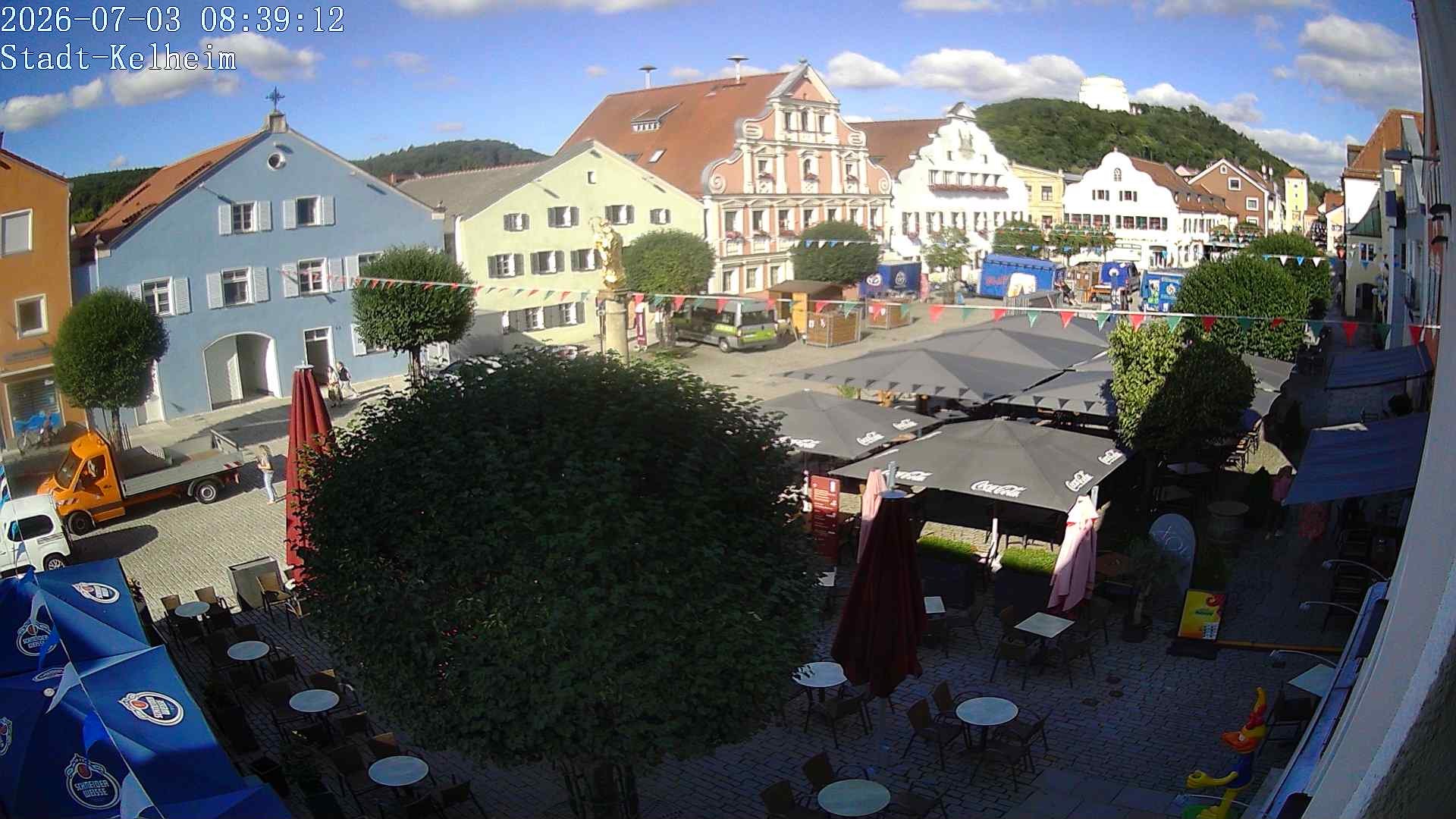 Archiv Foto Webcam Stadtplatz Kelheim