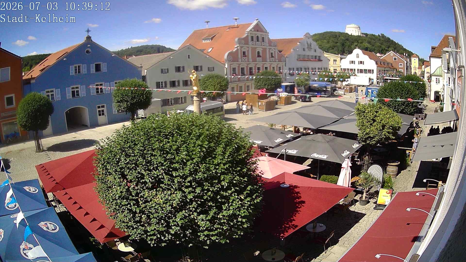 Archiv Foto Webcam Stadtplatz Kelheim