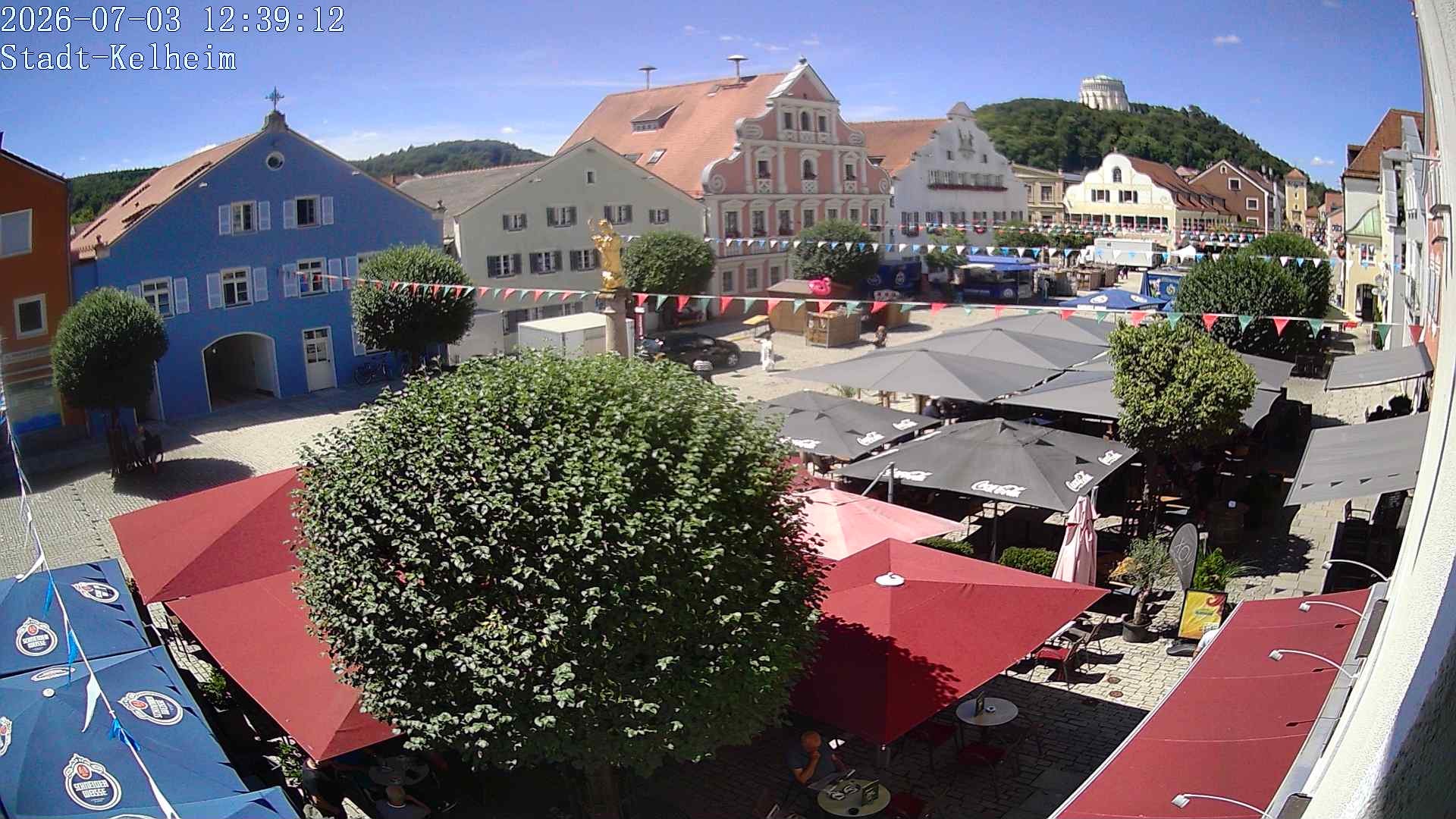 Archiv Foto Webcam Stadtplatz Kelheim