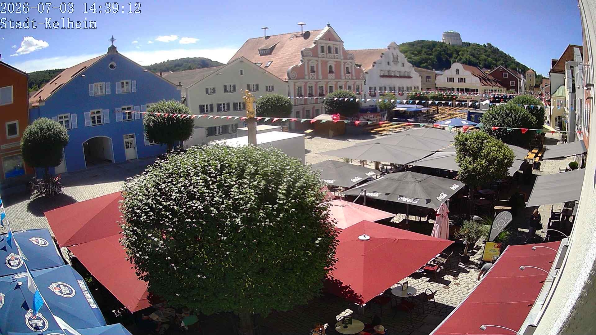 Archiv Foto Webcam Stadtplatz Kelheim