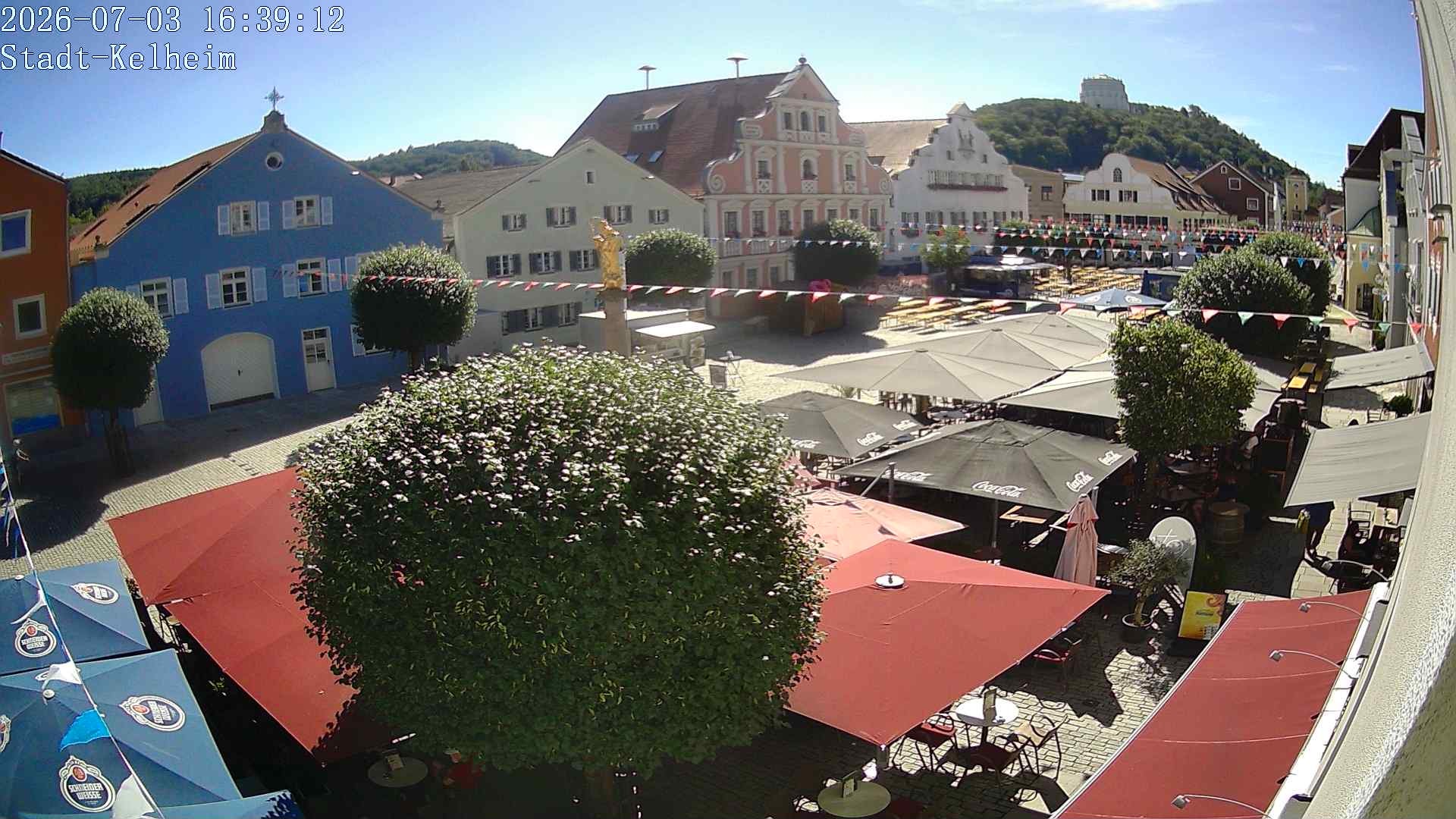 Archiv Foto Webcam Stadtplatz Kelheim
