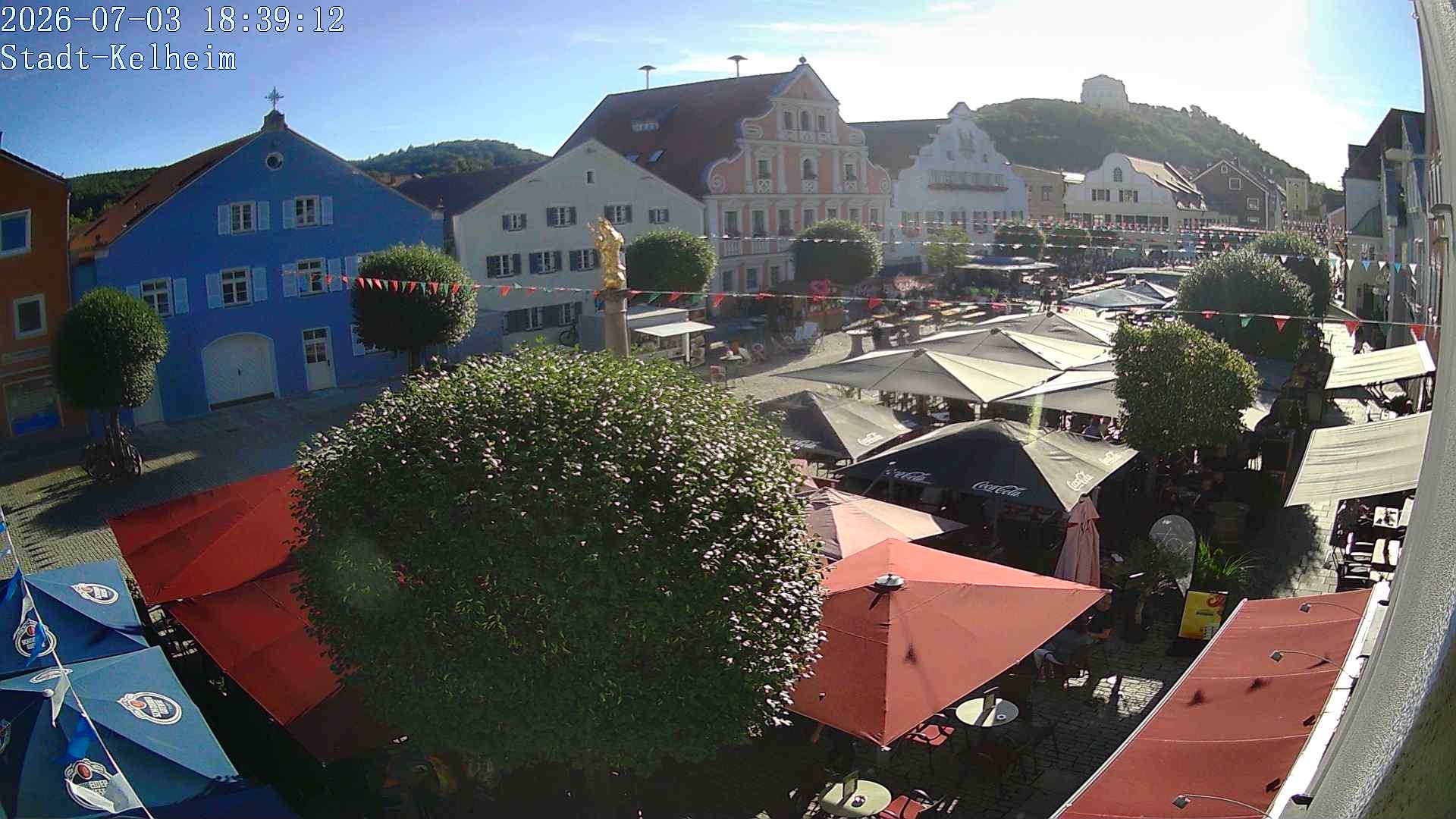 Archiv Foto Webcam Stadtplatz Kelheim