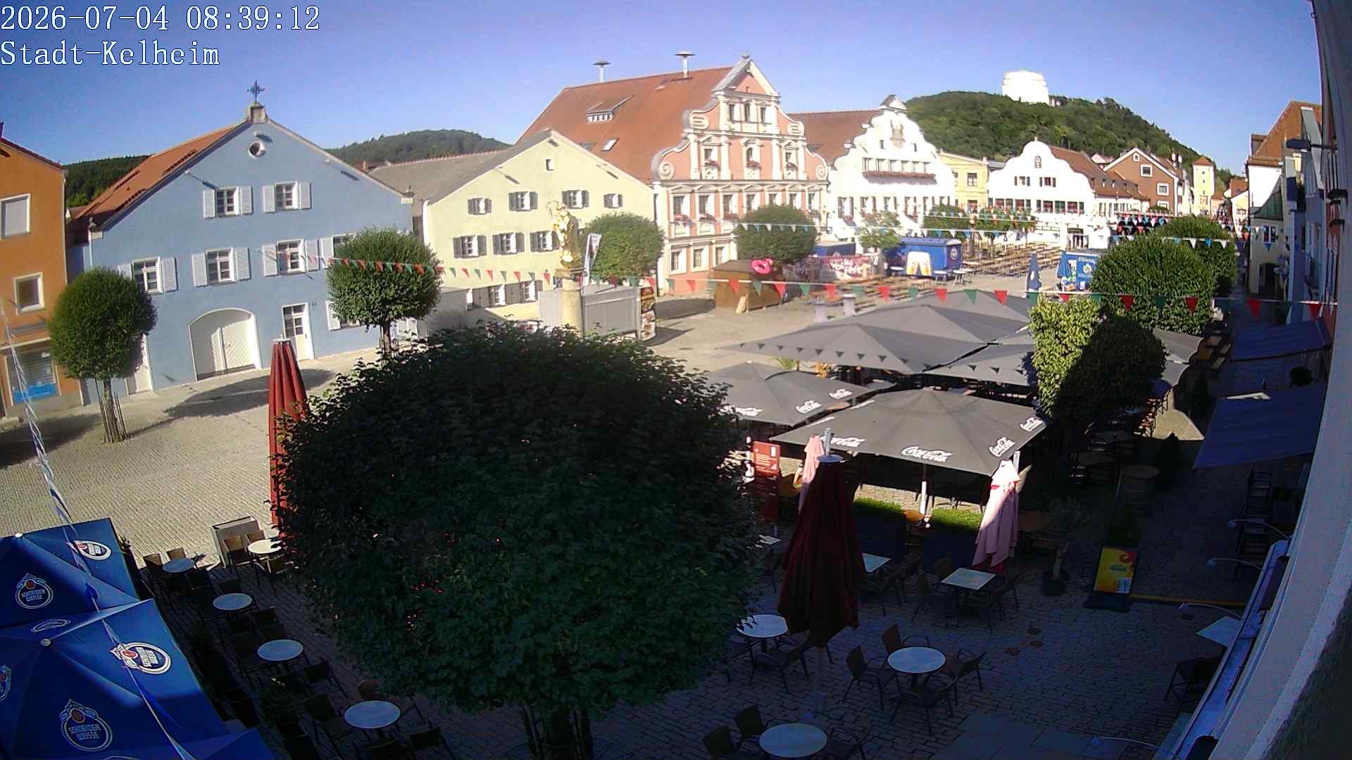 Archiv Foto Webcam Stadtplatz Kelheim