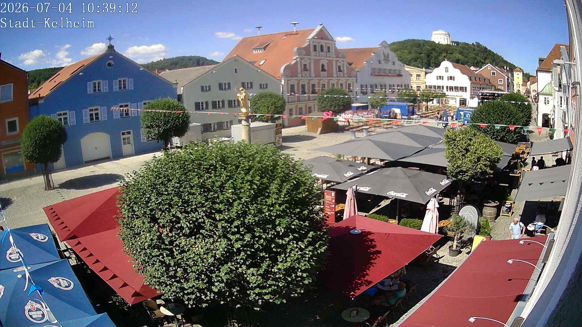 Archiv Foto Webcam Stadtplatz Kelheim