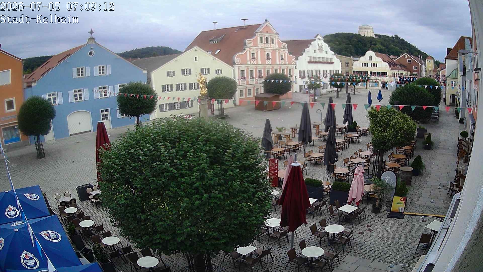 Archiv Foto Webcam Stadtplatz Kelheim