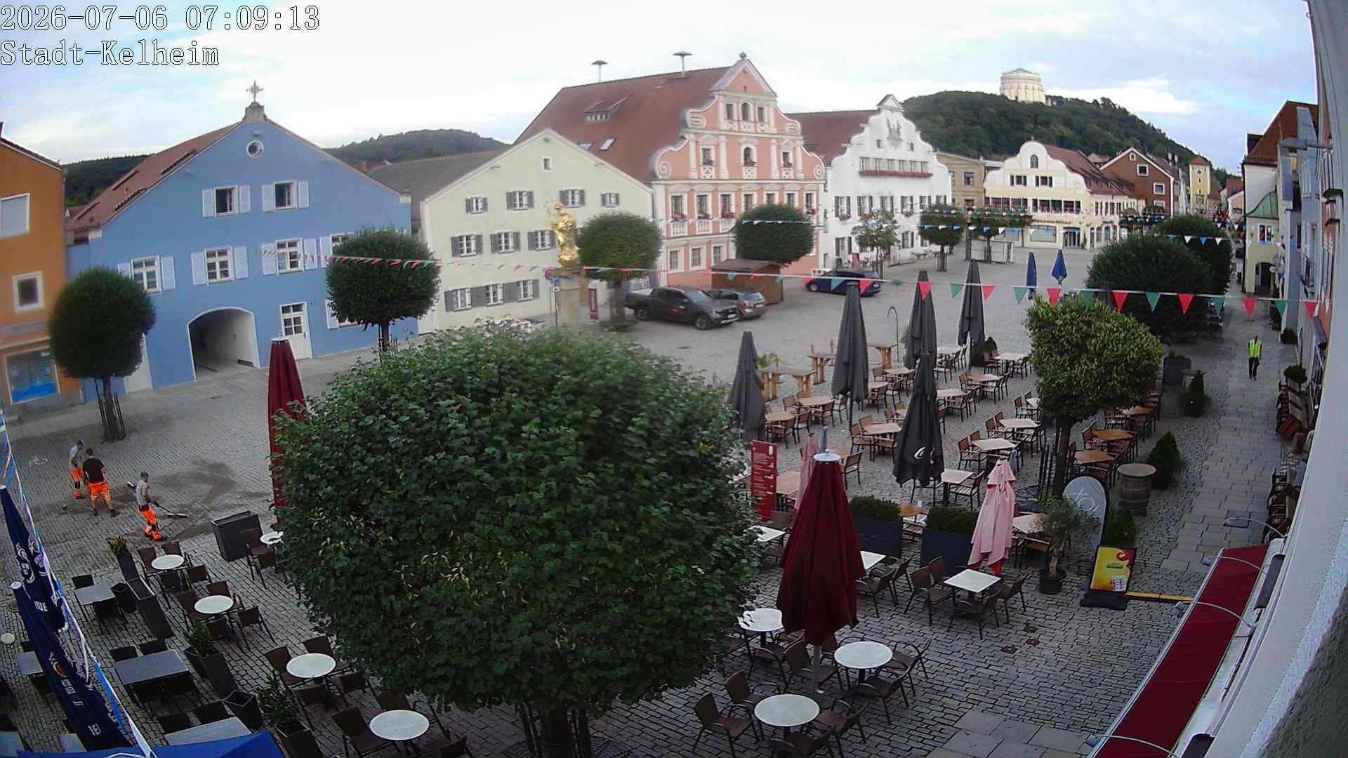 Archiv Foto Webcam Stadtplatz Kelheim