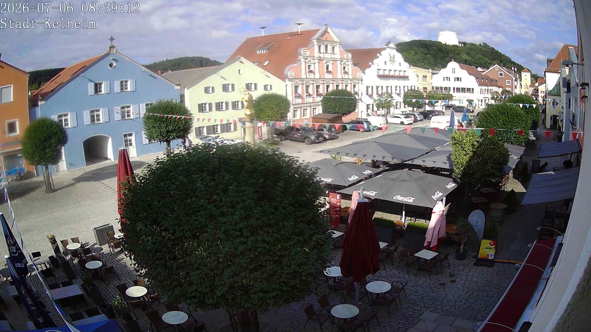 Archiv Foto Webcam Stadtplatz Kelheim