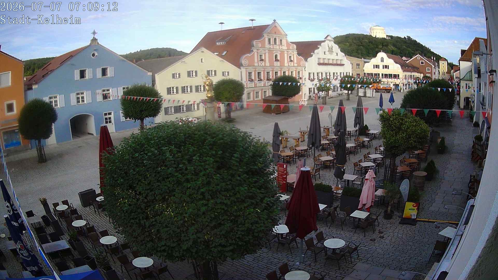 Archiv Foto Webcam Stadtplatz Kelheim