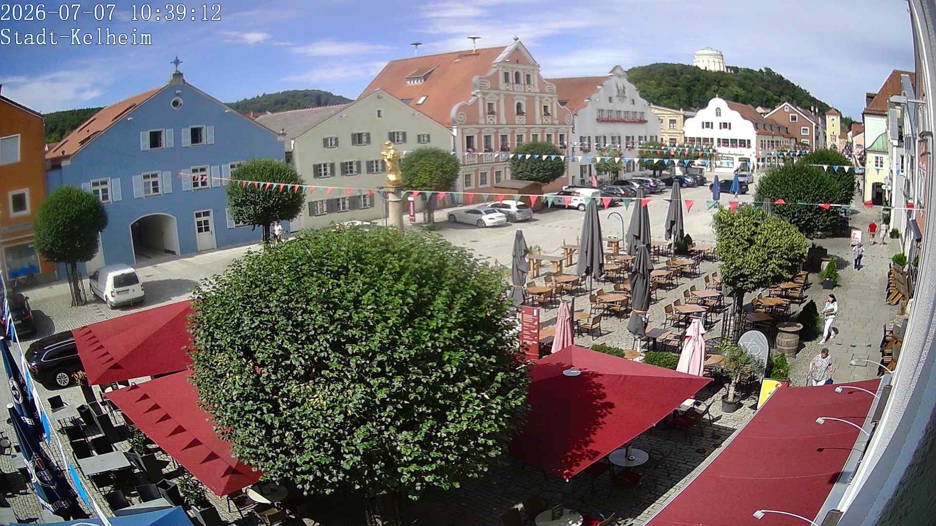 Archiv Foto Webcam Stadtplatz Kelheim