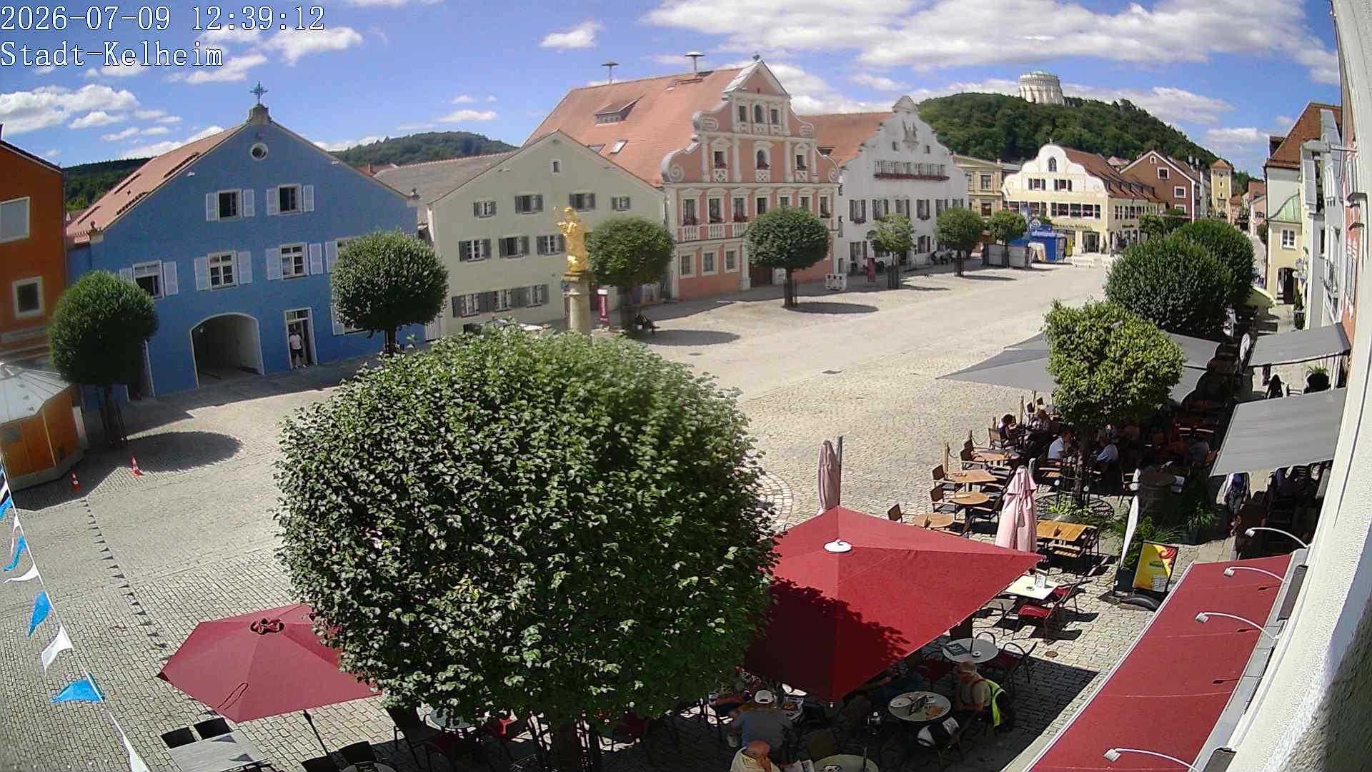 Archiv Foto Webcam Stadtplatz Kelheim