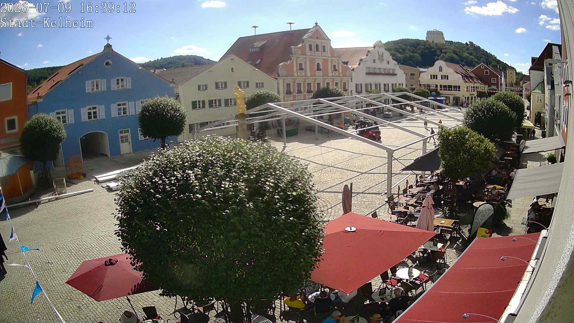 Archiv Foto Webcam Stadtplatz Kelheim