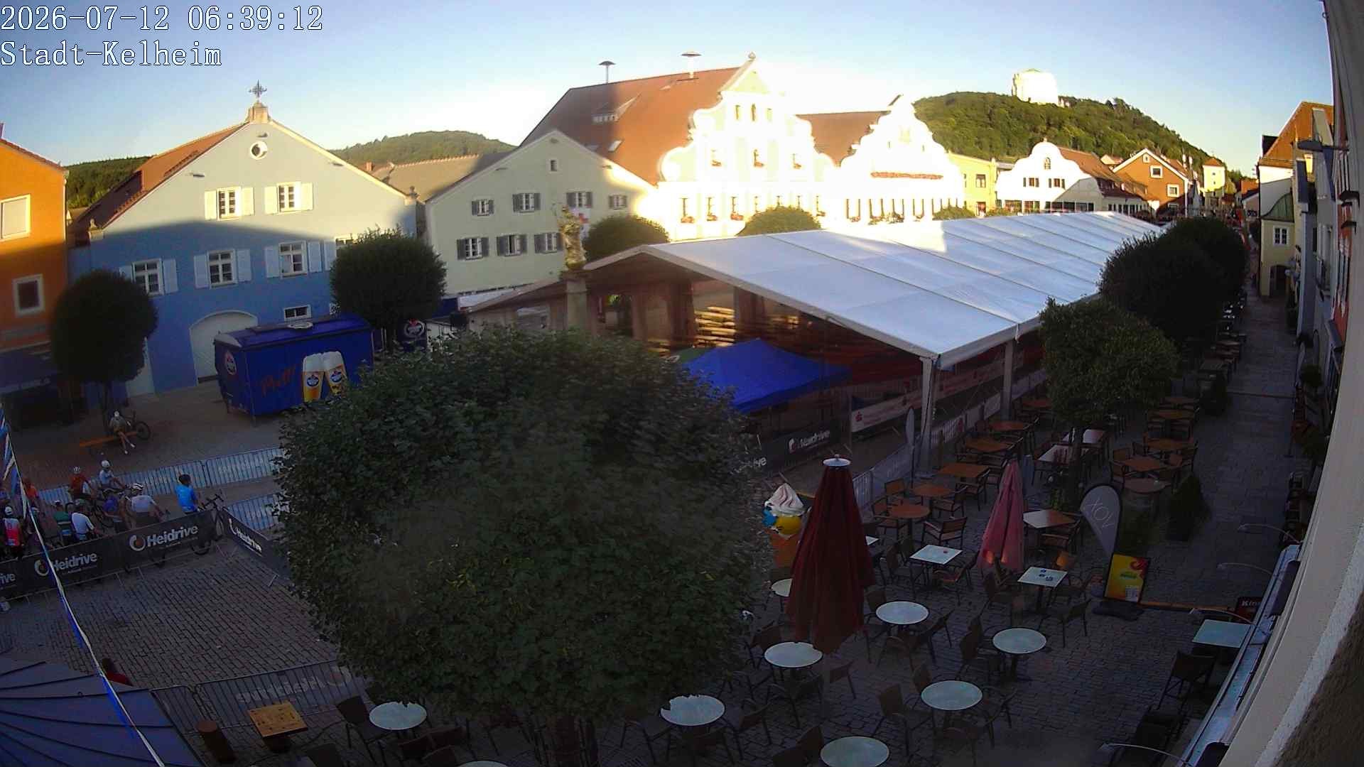 Archived image Webcam Kelheim – Town Square