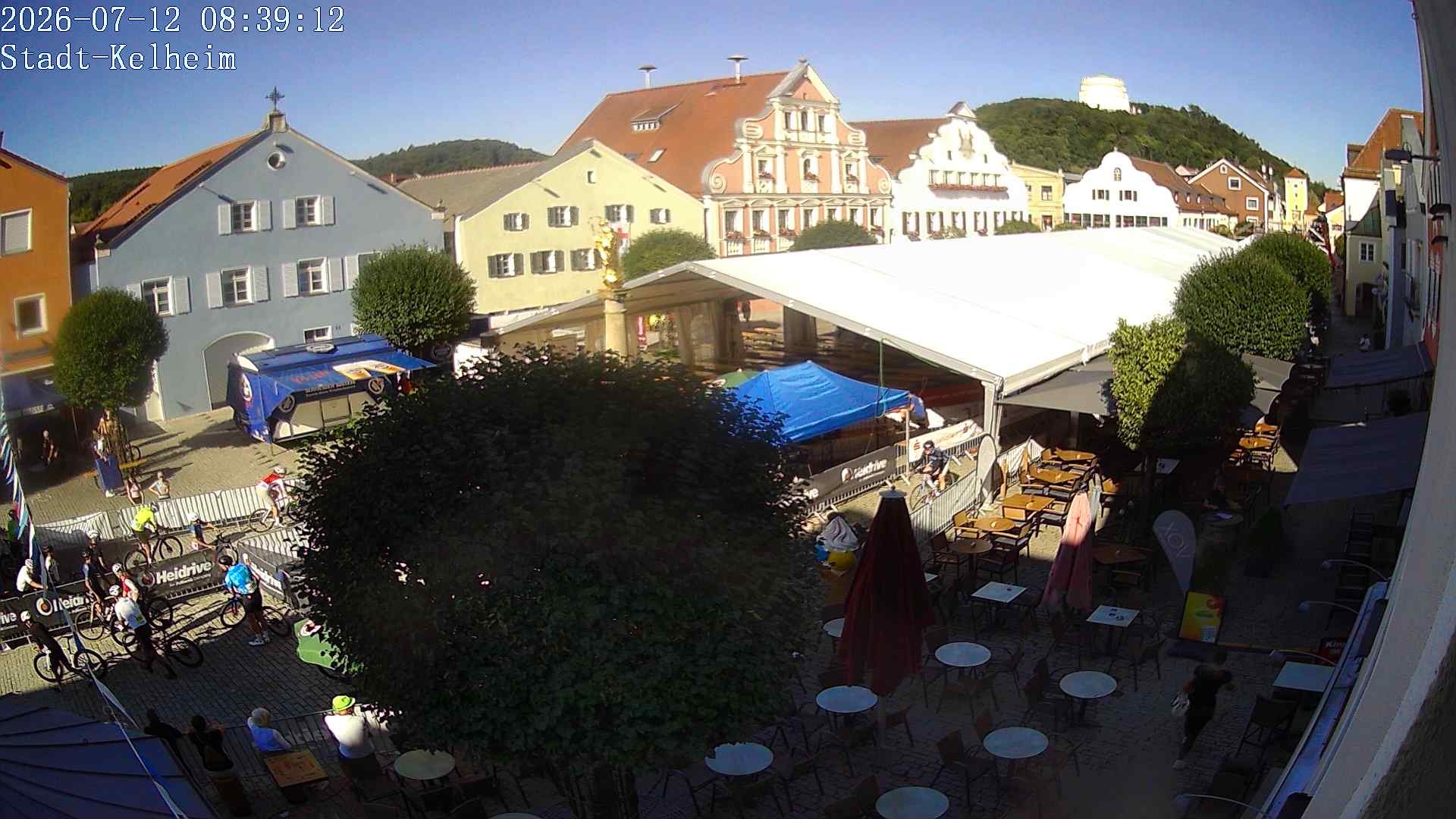 Archived image Webcam Kelheim – Town Square