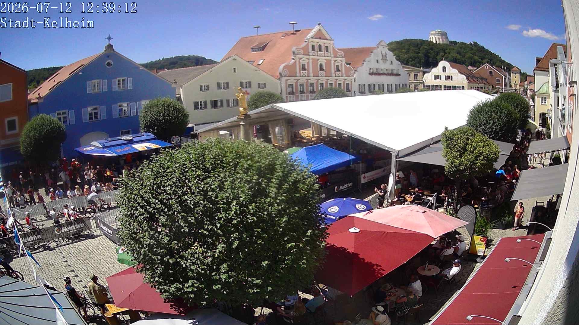 Archived image Webcam Kelheim – Town Square