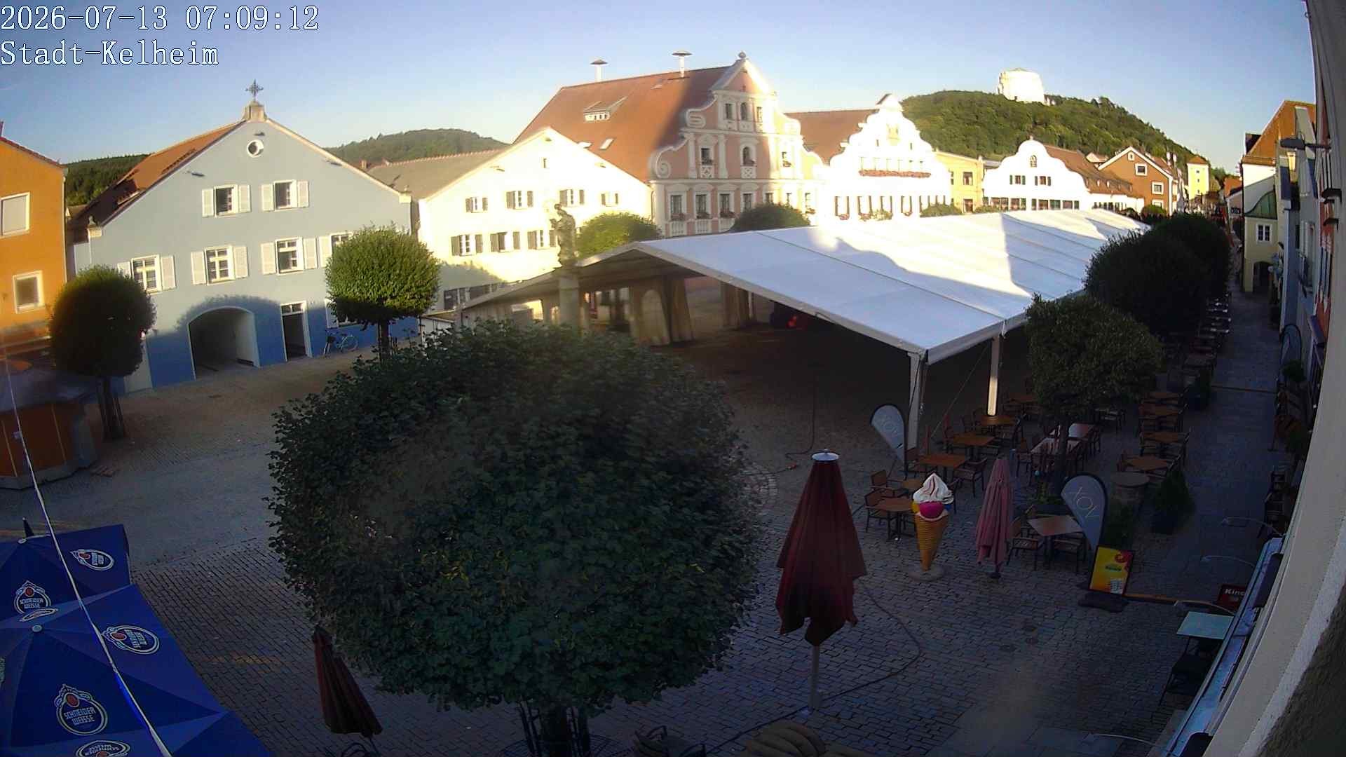 Archiv Foto Webcam Stadtplatz Kelheim