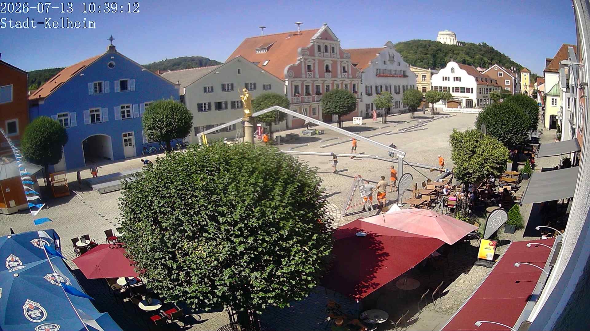 Archiv Foto Webcam Stadtplatz Kelheim