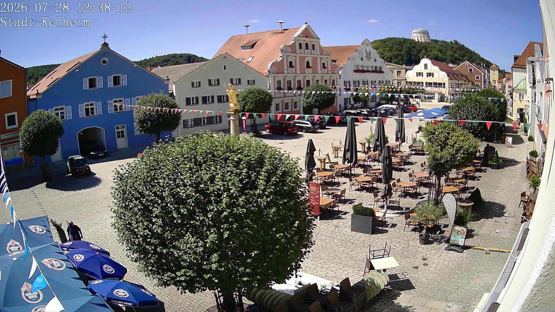 Archiv Foto Webcam Stadtplatz Kelheim